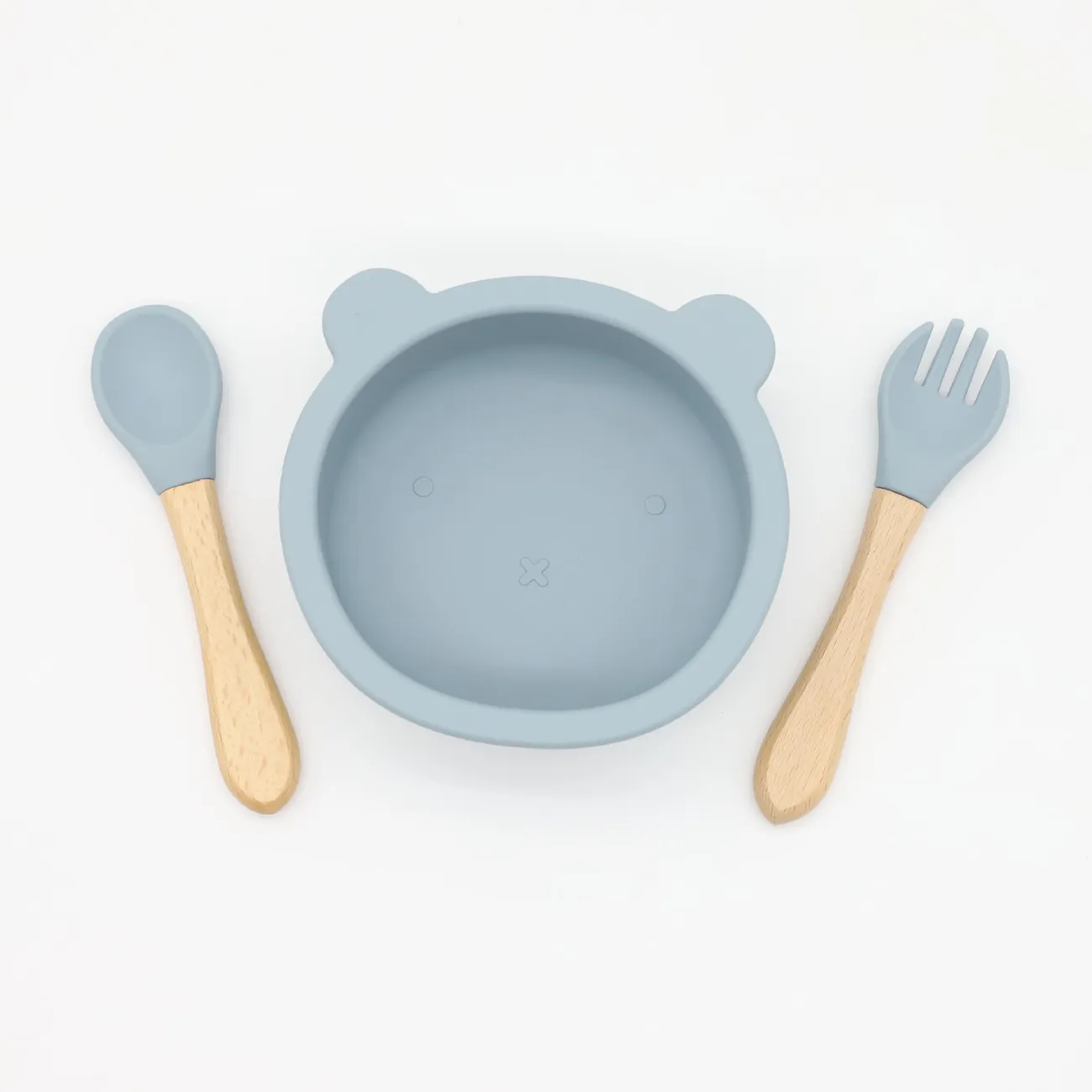 3-pack Baby Cute Cartoon Bear Silicone Suction Bowl and Fork Spoon with Wooden Handle Baby Toddler Tableware Dishes Self-Feeding Utensils Set for Self-Training
3-pack Baby Cute Cartoon Bear Silicone Suction Bowl and Fork Spoon with Wooden Handle Baby Toddler Tableware Dishes Self-Feeding Utensils Set for Self-Training