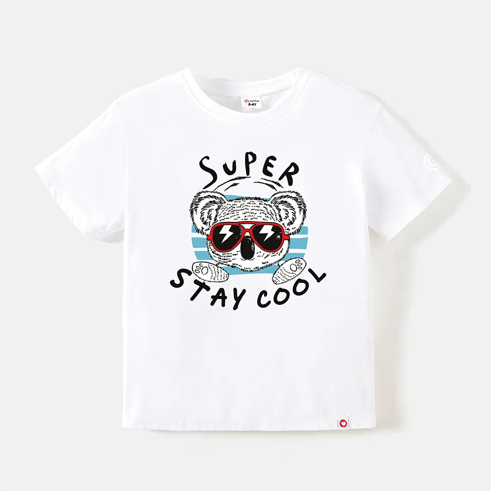 Go-Neat Water Repellent and Stain Resistant Sibling Matching Koala & Letter Print Short-sleeve Tee
Go-Neat Water Repellent and Stain Resistant Sibling Matching Koala & Letter Print Short-sleeve Tee