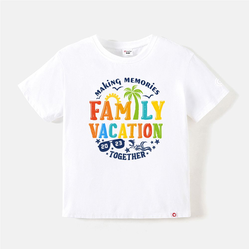 Go-Neat Water Repellent and Stain Resistant Family Matching Colorful Letter Print Short-sleeve Tee
Go-Neat Water Repellent and Stain Resistant Family Matching Colorful Letter Print Short-sleeve Tee