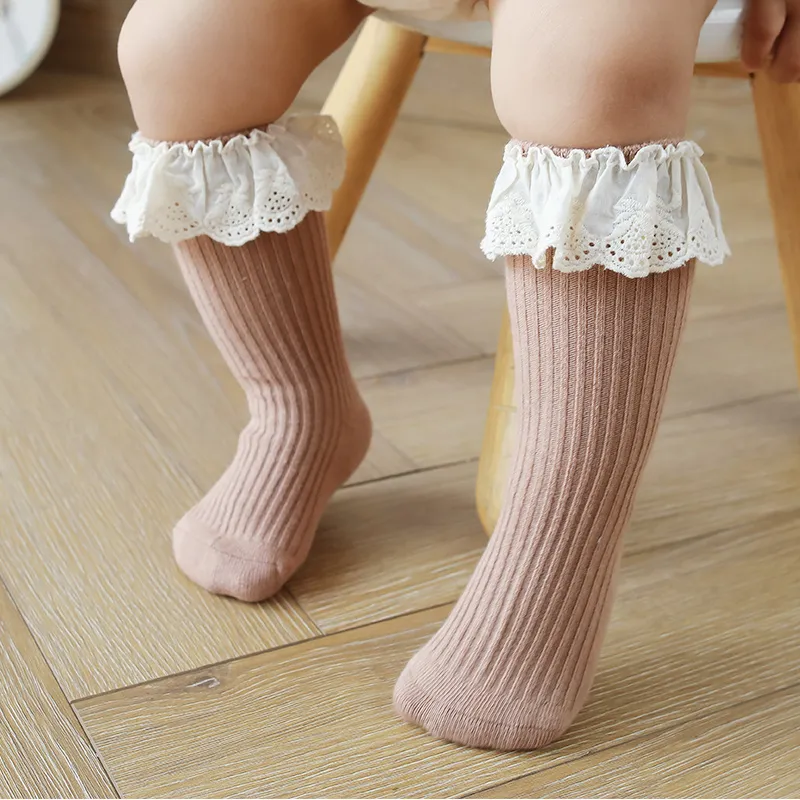 Baby / Toddler Lace Ruffled Antiskid Middle Socks
Baby / Toddler Lace Ruffled Antiskid Middle Socks