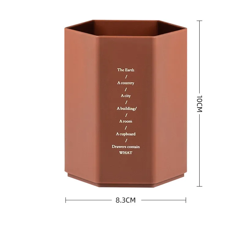 Hexagonal Diamond Large Capacity Pen Holder Simple Plastic Pencil Cup Desktop Stationery Storage Box Desktop Accessory
Hexagonal Diamond Large Capacity Pen Holder Simple Plastic Pencil Cup Desktop Stationery Storage Box Desktop Accessory