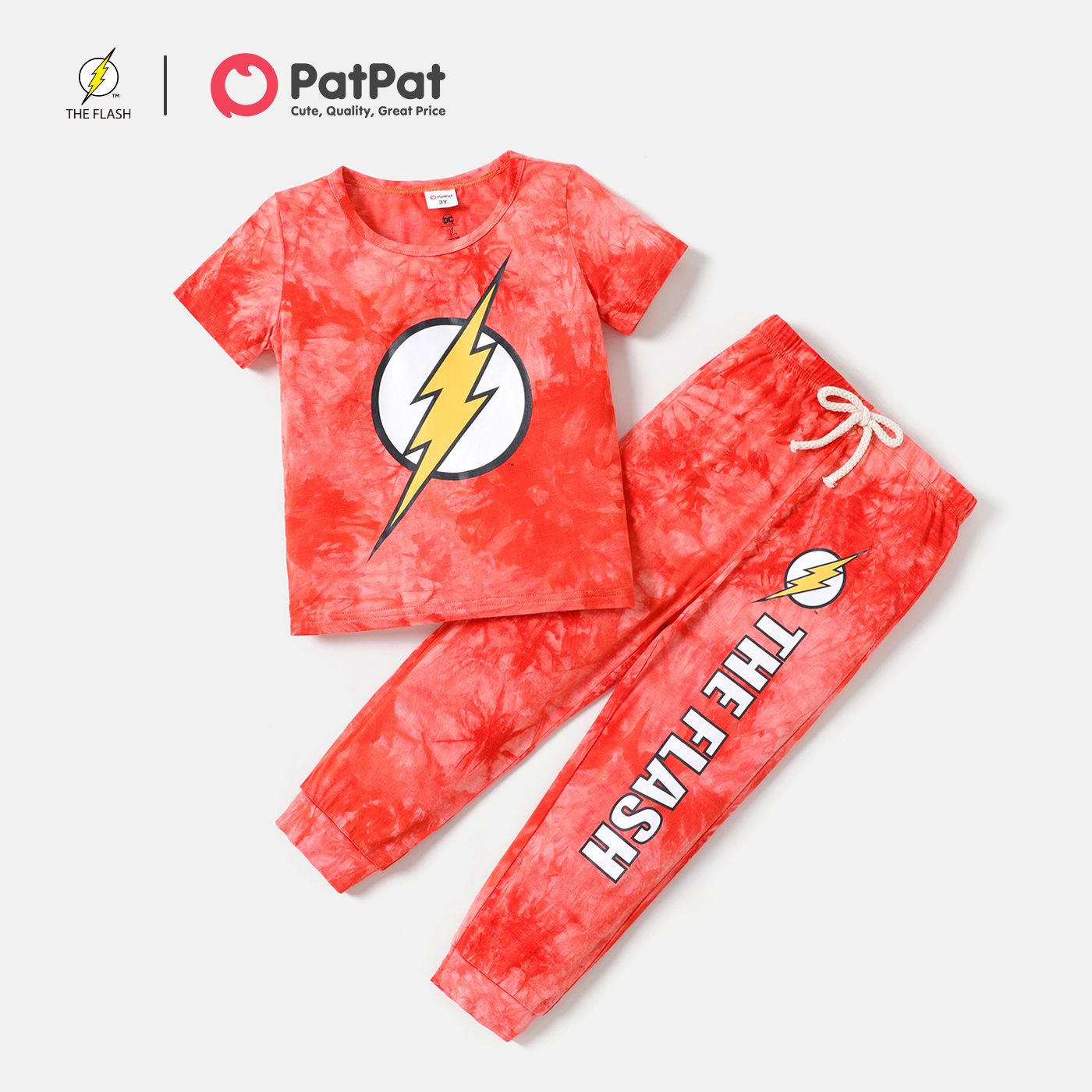 Justice League 2pcs Toddler Boy 100% Cotton Tie Dyed Short-sleeve Tee and Pants Set
Justice League 2pcs Toddler Boy 100% Cotton Tie Dyed Short-sleeve Tee and Pants Set