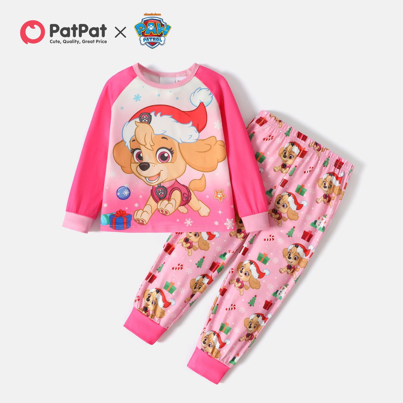 PAW Patrol 2pcs Toddler Boy/Girl Christmas Graphic Long-sleeve Tee and Pants Pajamas Sleeper Set
PAW Patrol 2pcs Toddler Boy/Girl Christmas Graphic Long-sleeve Tee and Pants Pajamas Sleeper Set