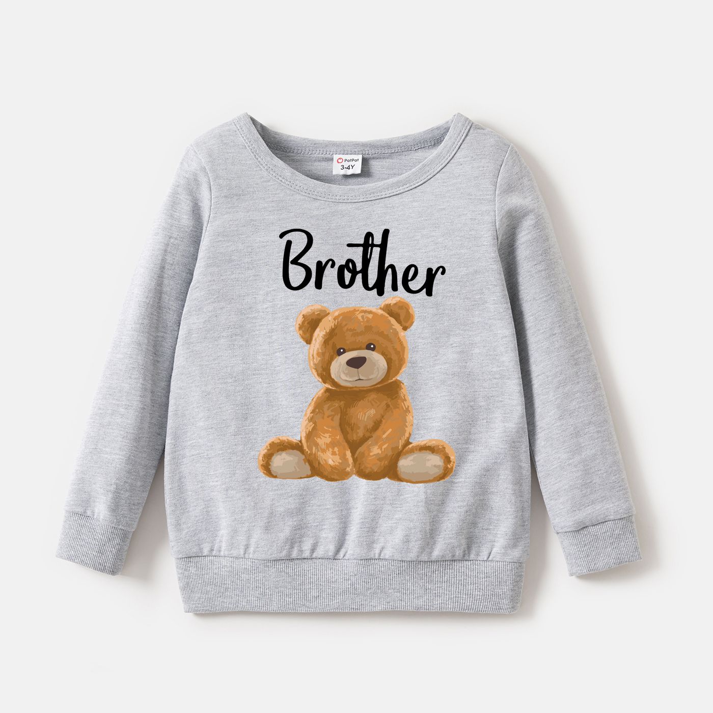 Family Matching 100% Cotton Long-sleeve Cartoon Bear & Letter Print Pullover Sweatshirts
Family Matching 100% Cotton Long-sleeve Cartoon Bear & Letter Print Pullover Sweatshirts