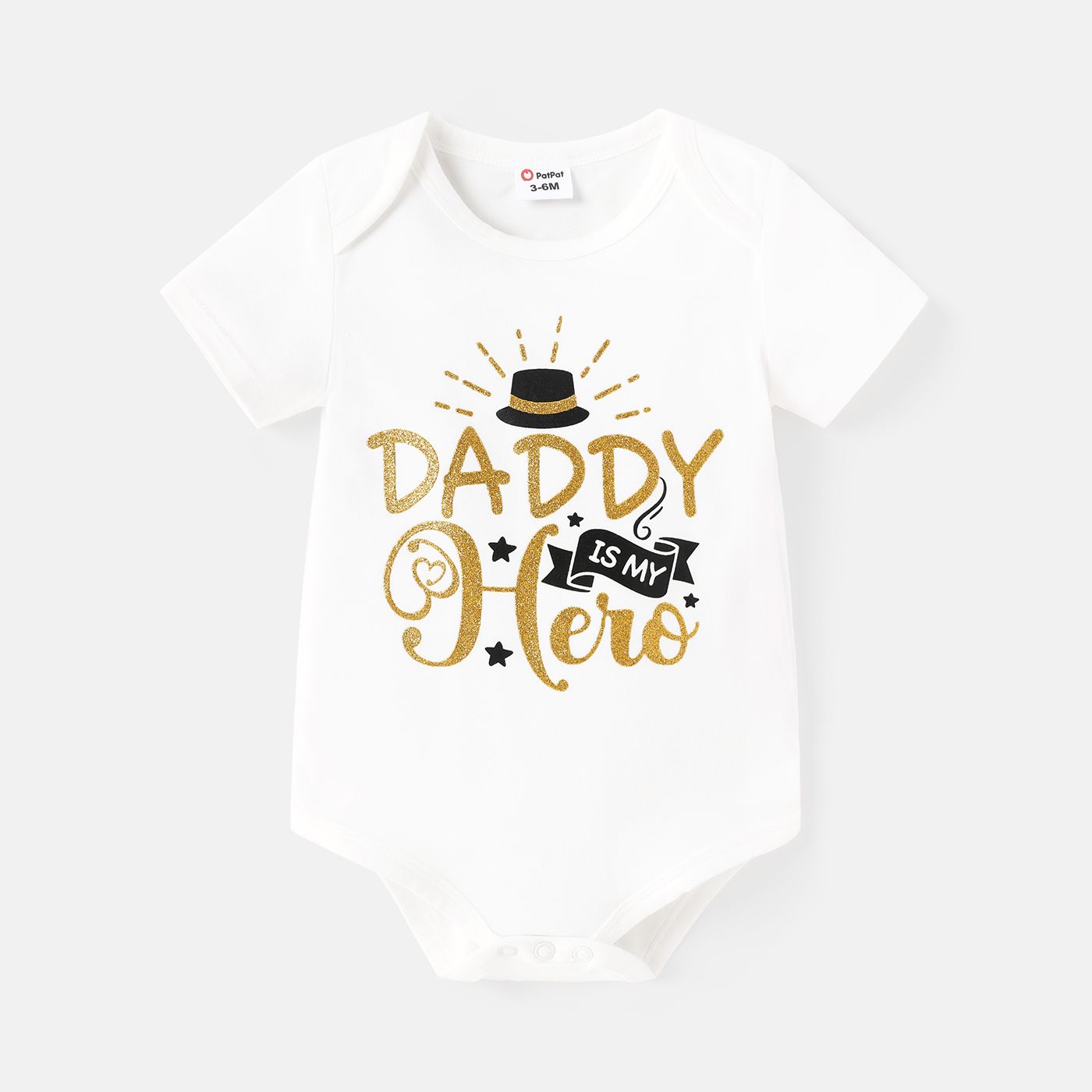 Baby Boy Cotton Short-sleeve Letter Print Romper
Baby Boy Cotton Short-sleeve Letter Print Romper
