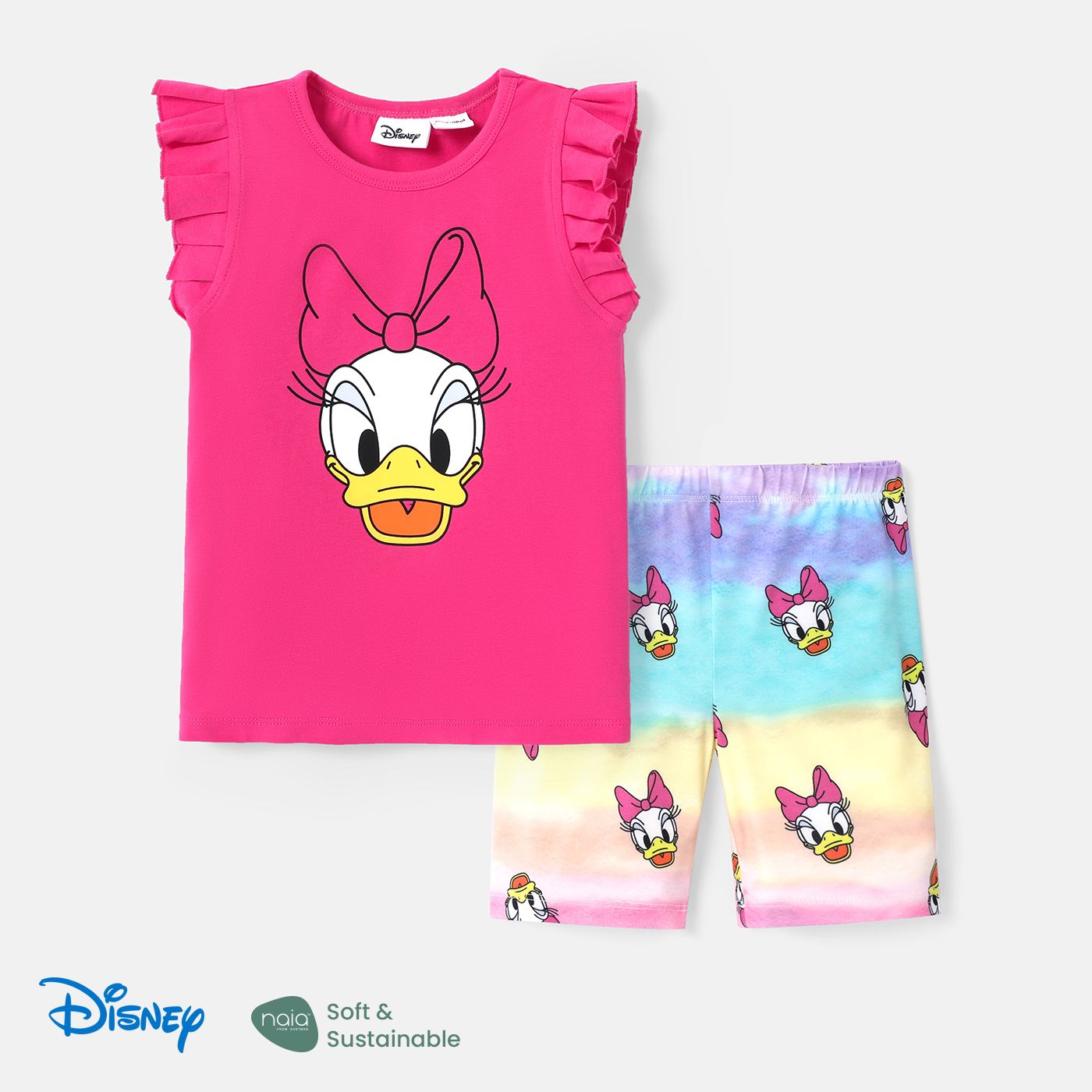 Disney Mickey and Friends Toddler Girl/Boy 2pcs Naia™ Character Print Ruffle-sleeve Tee and Shorts Set
Disney Mickey and Friends Toddler Girl/Boy 2pcs Naia™ Character Print Ruffle-sleeve Tee and Shorts Set