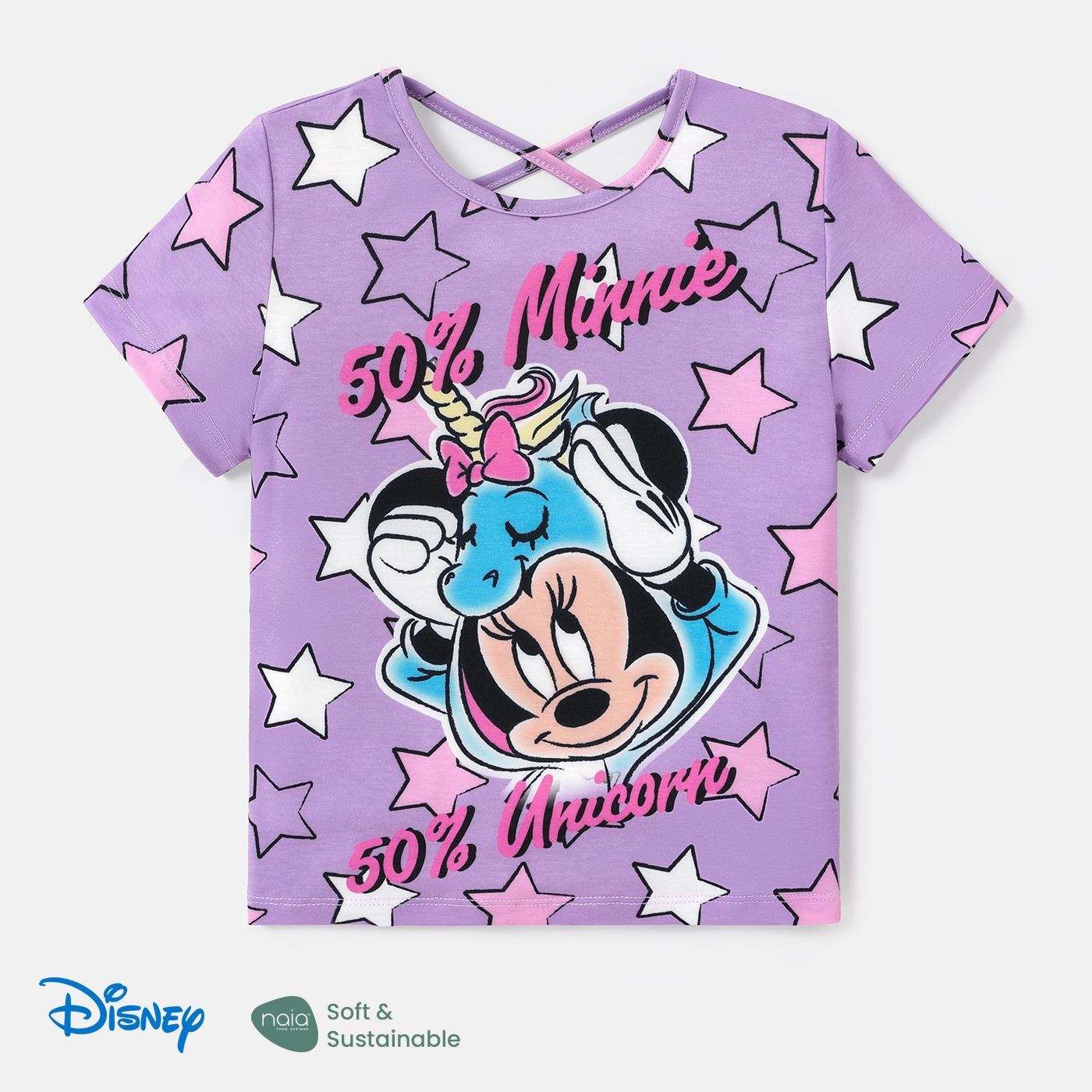 Disney Mickey and Friends Toddler/Kid Girl Naia™ Character Print Crisscross Back Short-sleeve Tee
Disney Mickey and Friends Toddler/Kid Girl Naia™ Character Print Crisscross Back Short-sleeve Tee