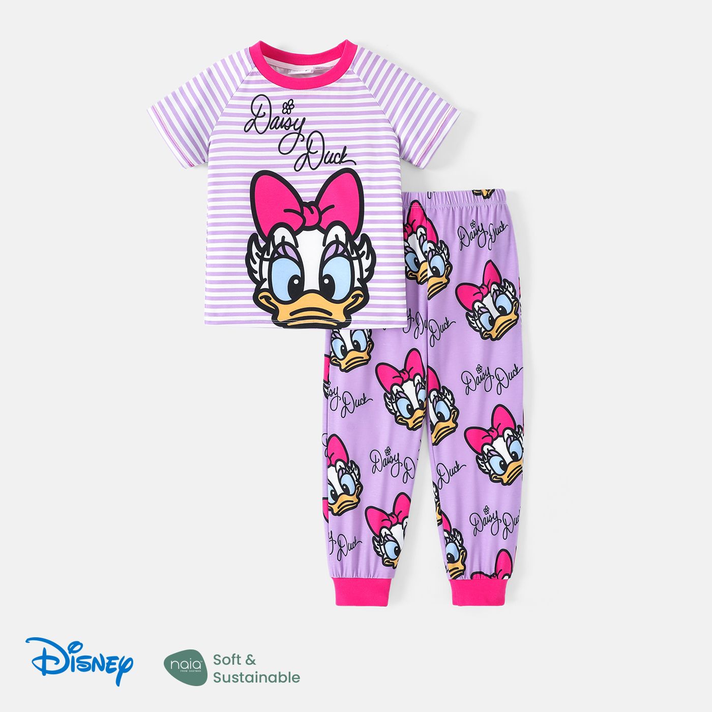 Disney Mickey and Friends Toddler Girl/Boy 2pcs Naia™ Character & Stripe Print Short-sleeve Tee and Pants Set
Disney Mickey and Friends Toddler Girl/Boy 2pcs Naia™ Character & Stripe Print Short-sleeve Tee and Pants Set