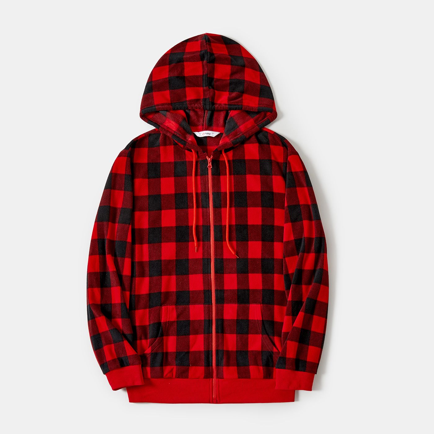 Christmas Family Matching Red and Black Plaid Hooded Drawstring Fleece Long-sleeve Coat Top
Christmas Family Matching Red and Black Plaid Hooded Drawstring Fleece Long-sleeve Coat Top