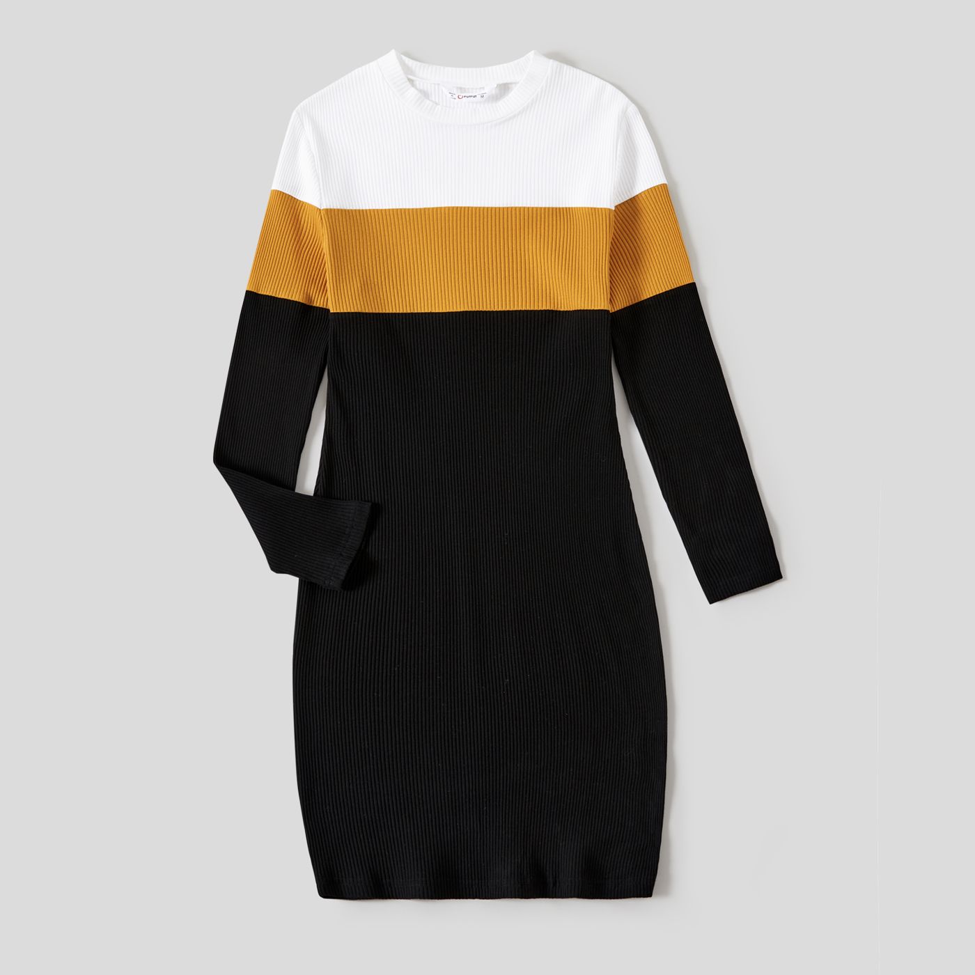 Family Matching Cotton Ribbed Long-sleeve Colorblock Dresses and Striped Tops Sets
Family Matching Cotton Ribbed Long-sleeve Colorblock Dresses and Striped Tops Sets