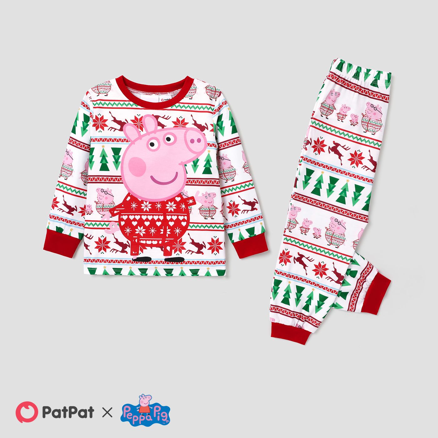 Peppa Pig Christmas Family Matching Character Print Long-sleeve Pajamas Sets(Flame Resistant)
Peppa Pig Christmas Family Matching Character Print Long-sleeve Pajamas Sets(Flame Resistant)