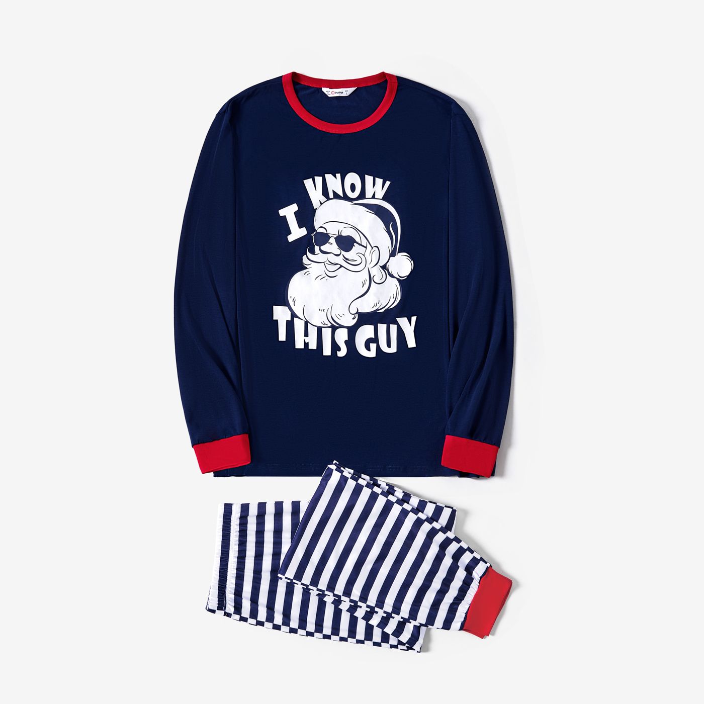 Christmas Family Matching Santa Print Color-block Long-sleeve Pajamas Sets(Flame resistant)
Christmas Family Matching Santa Print Color-block Long-sleeve Pajamas Sets(Flame resistant)