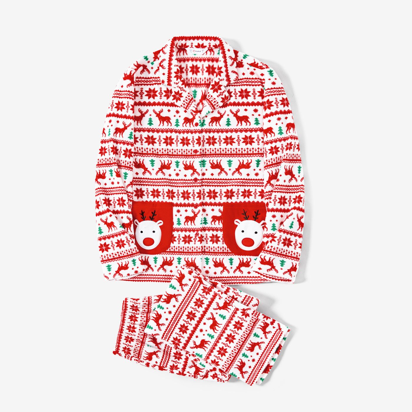Christmas Family Matching Festival Theme All-over Print Pocket Decor Long-sleeve Fleece Pajamas Sets(Flame resistant)
Christmas Family Matching Festival Theme All-over Print Pocket Decor Long-sleeve Fleece Pajamas Sets(Flame resistant)