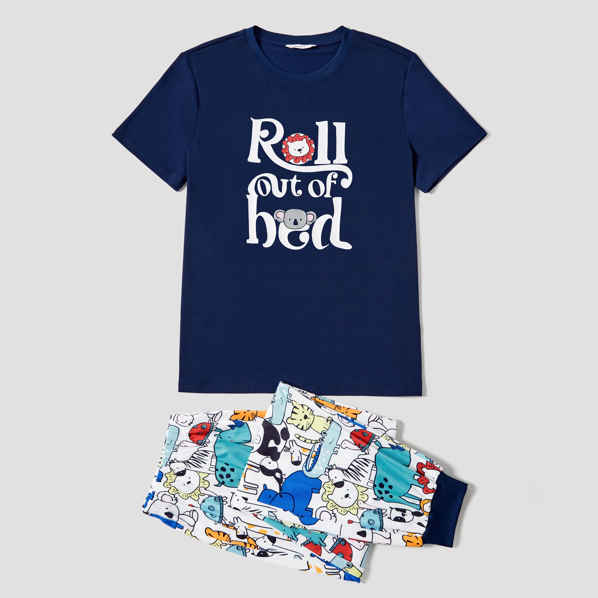 Family Matching Letter-Printed Top and Allover Cartoon Animal Pant Pajamas (Flame Resistant)
Family Matching Letter-Printed Top and Allover Cartoon Animal Pant Pajamas (Flame Resistant)
