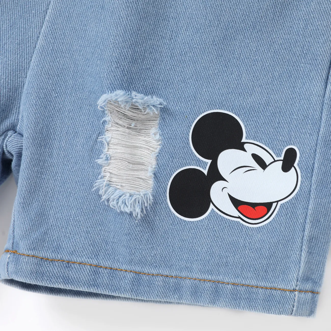 Disney Mickey and Friends Toddler Girl /Toddler Boy Tye-dyed Tee or printed denim shorts 
Disney Mickey and Friends Toddler Girl /Toddler Boy Tye-dyed Tee or printed denim shorts
