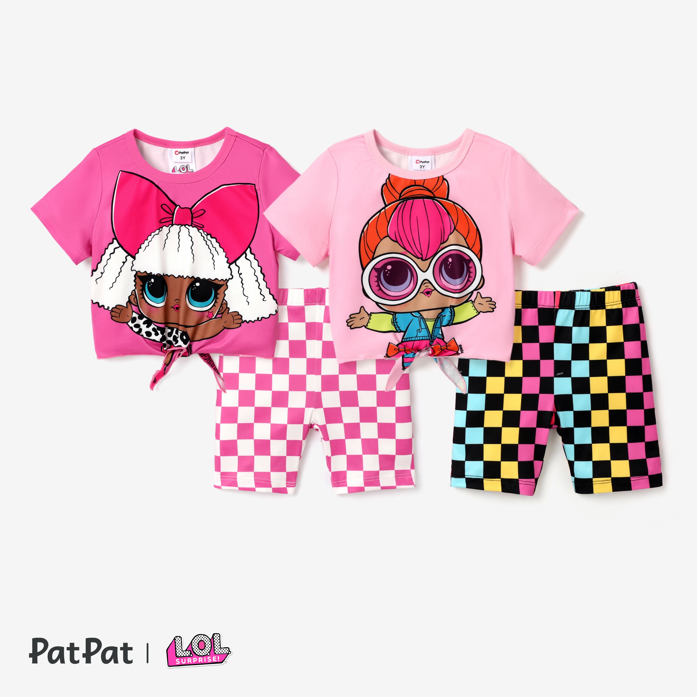 L.O.L. SURPRISE! Kid/Toddler Girl Graphic Printed Short-Sleeved T-Shirt with Short Cycling Pants Suit
L.O.L. SURPRISE! Kid/Toddler Girl Graphic Printed Short-Sleeved T-Shirt with Short Cycling Pants Suit