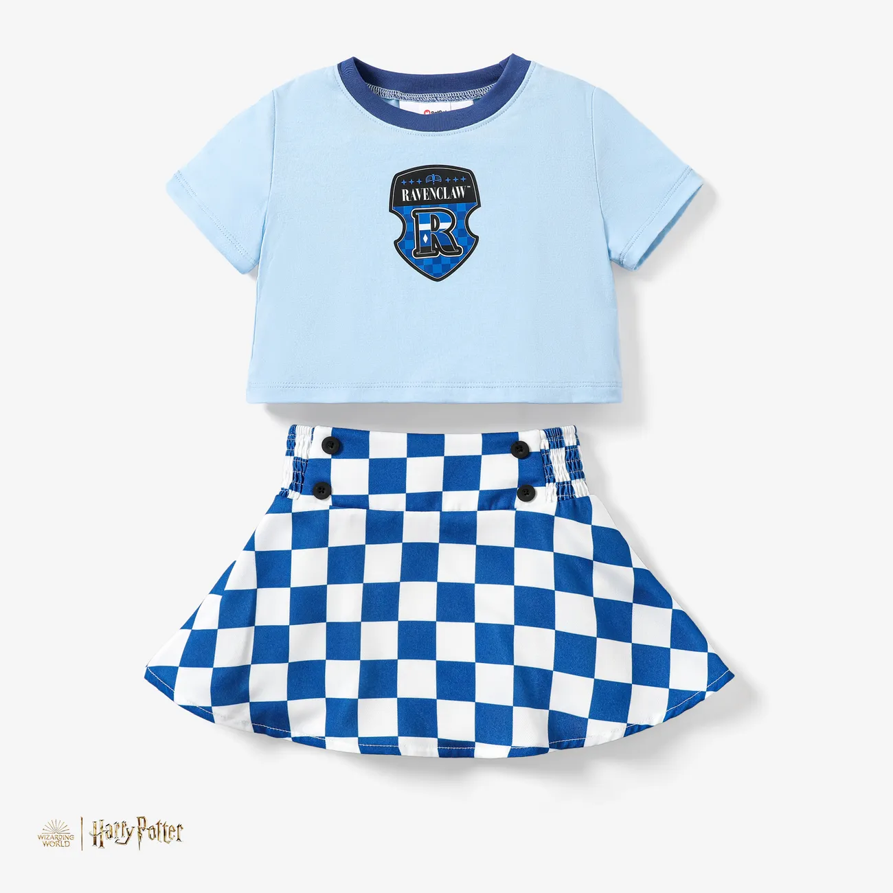 Harry Potter 2pcs Toddler/Kids Girls Preppy style Checkered/Plaid Dress Set
Harry Potter 2pcs Toddler/Kids Girls Preppy style Checkered/Plaid Dress Set