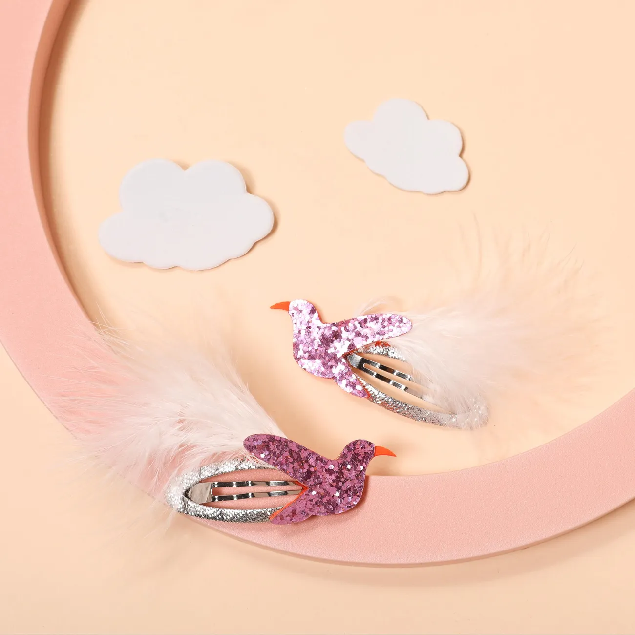 2-pack Toddler/kids Girl Cartoon Animal Hair Clips
2-pack Toddler/kids Girl Cartoon Animal Hair Clips