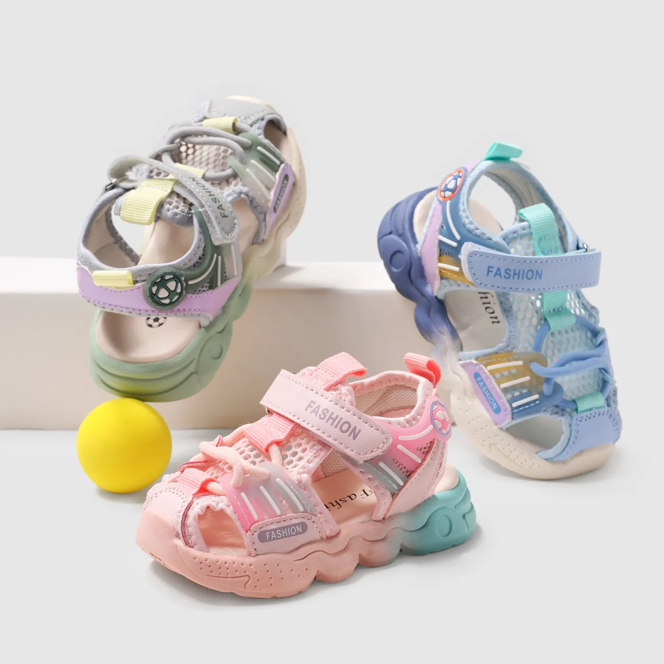 Toddler/Kids Solid Casual Mesh Fiber Velcro Sandals
Toddler/Kids Solid Casual Mesh Fiber Velcro Sandals