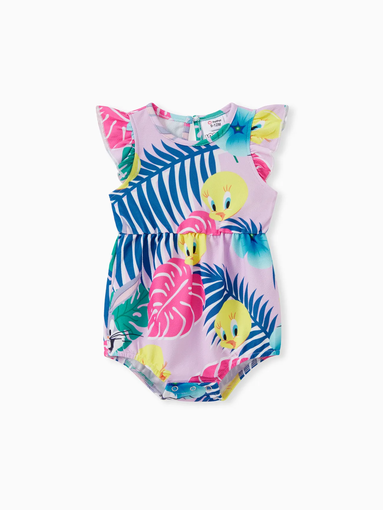 Looney Tunes Family Matching Flower Palm Leaf Character Print Onesie/Sleeveless Dress/T-shirt
Looney Tunes Family Matching Flower Palm Leaf Character Print Onesie/Sleeveless Dress/T-shirt