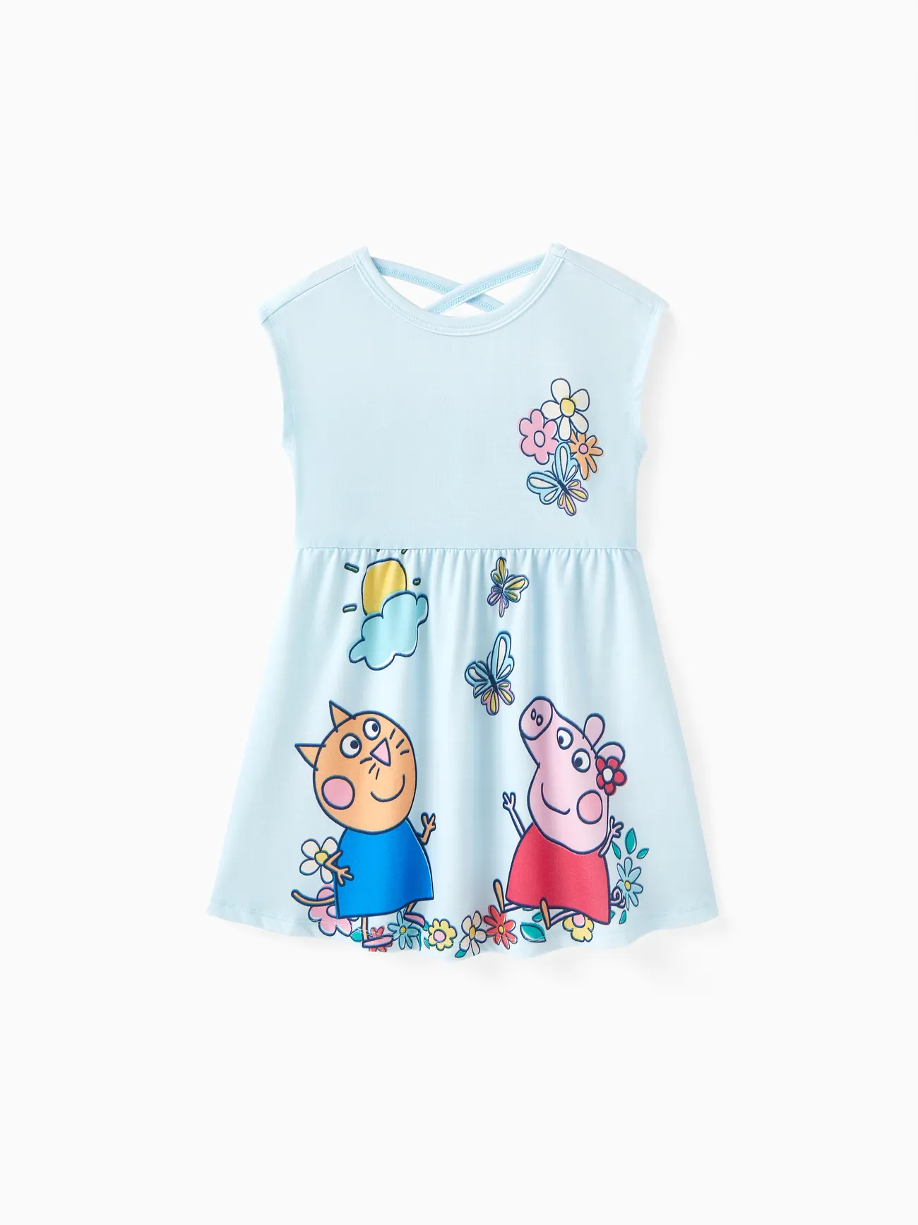 Peppa Pig Toddler Girl Character Print Dress 
Peppa Pig Toddler Girl Character Print Dress