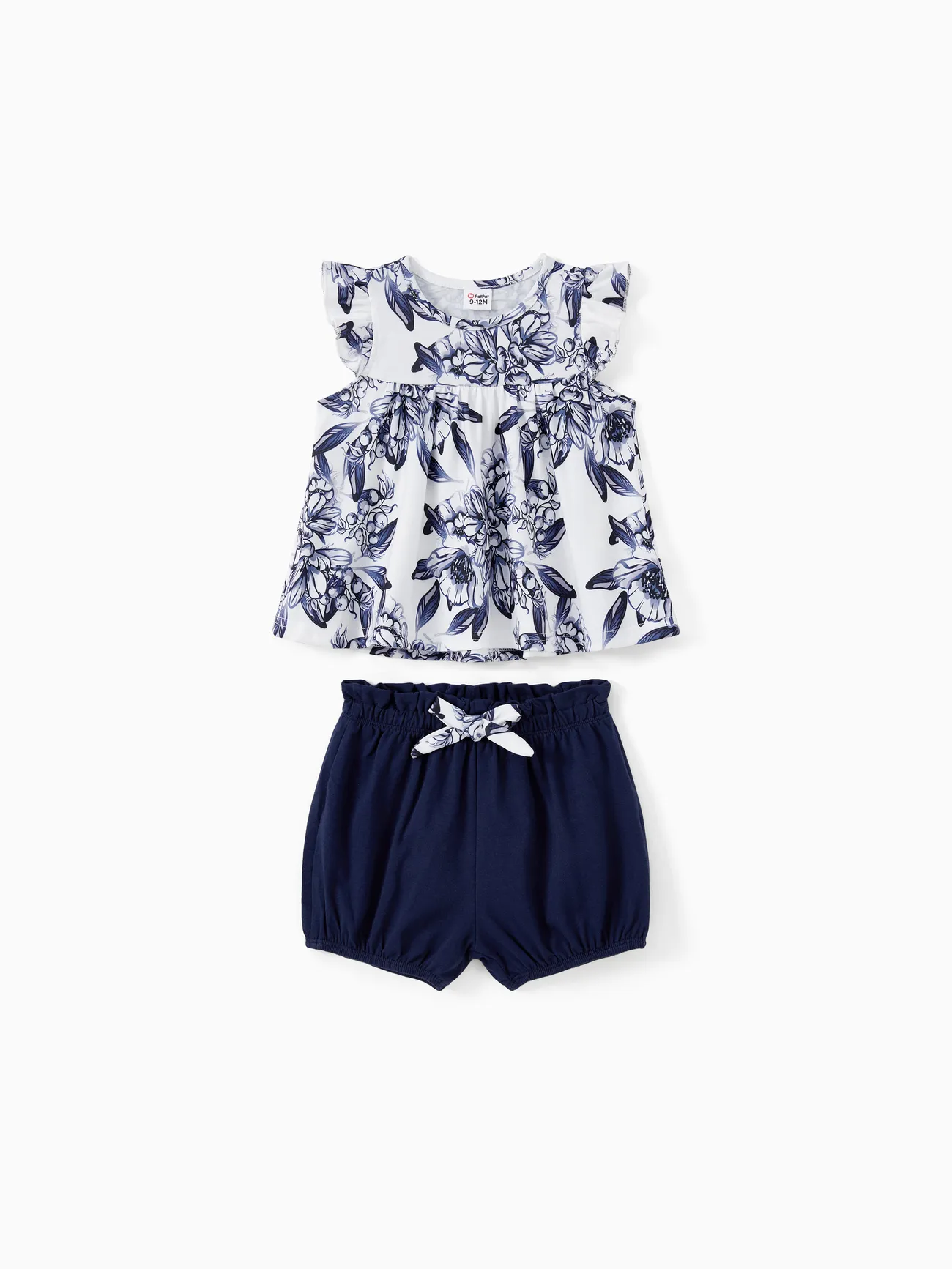 Family Matching Sets Color Block Tee or Faux Button Navy Blue Top Spliced Floral High-Low Ruffle Hemline Dress
Family Matching Sets Color Block Tee or Faux Button Navy Blue Top Spliced Floral High-Low Ruffle Hemline Dress