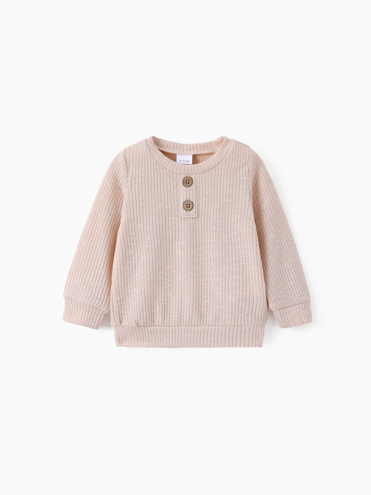 Baby Boy/Girl Clothes Button Design Solid Ribbed Knitted Long-sleeve Pullover Top
Baby Boy/Girl Clothes Button Design Solid Ribbed Knitted Long-sleeve Pullover Top