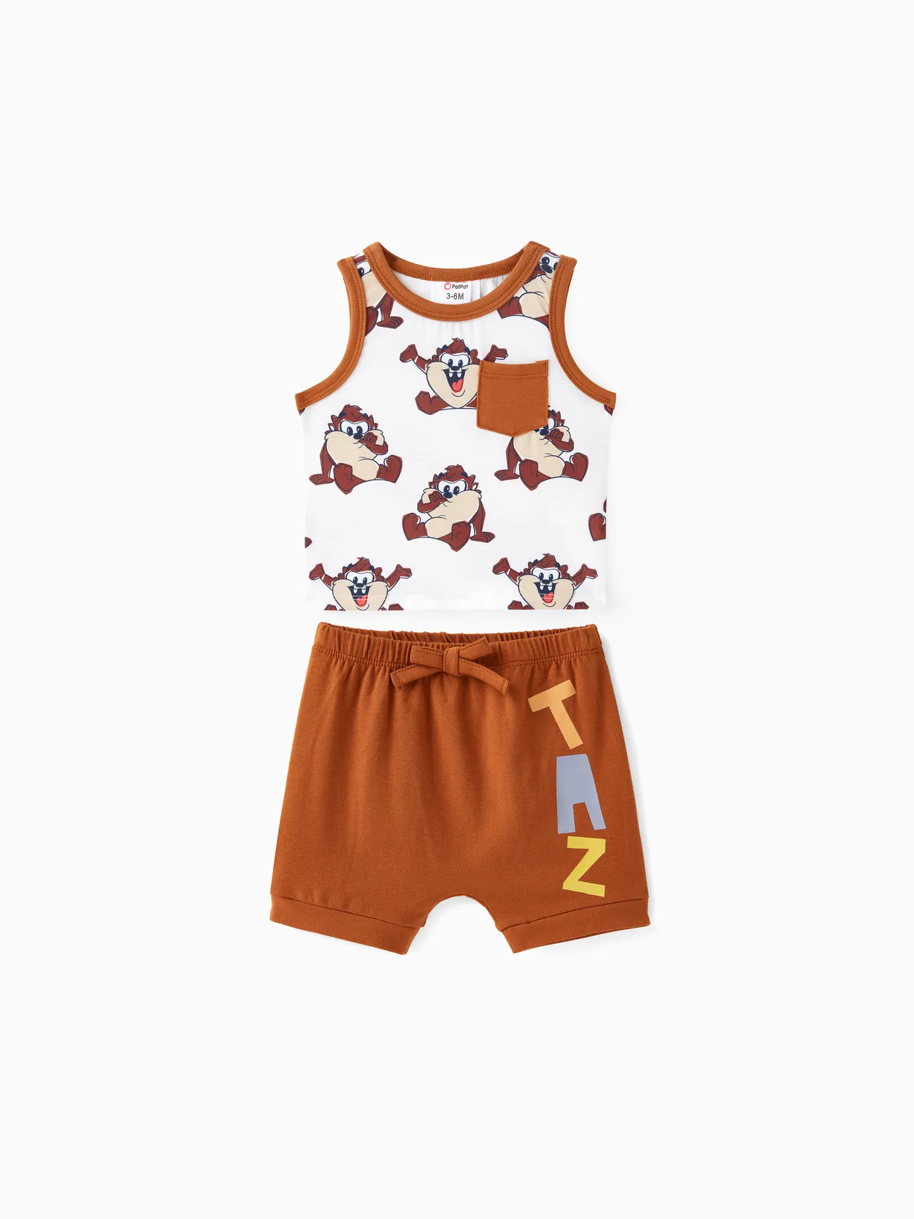Looney Tunes Baby Boys 2pcs Allover Cartoon Print Naia™ Tank Top and Cotton Shorts Set
Looney Tunes Baby Boys 2pcs Allover Cartoon Print Naia™ Tank Top and Cotton Shorts Set