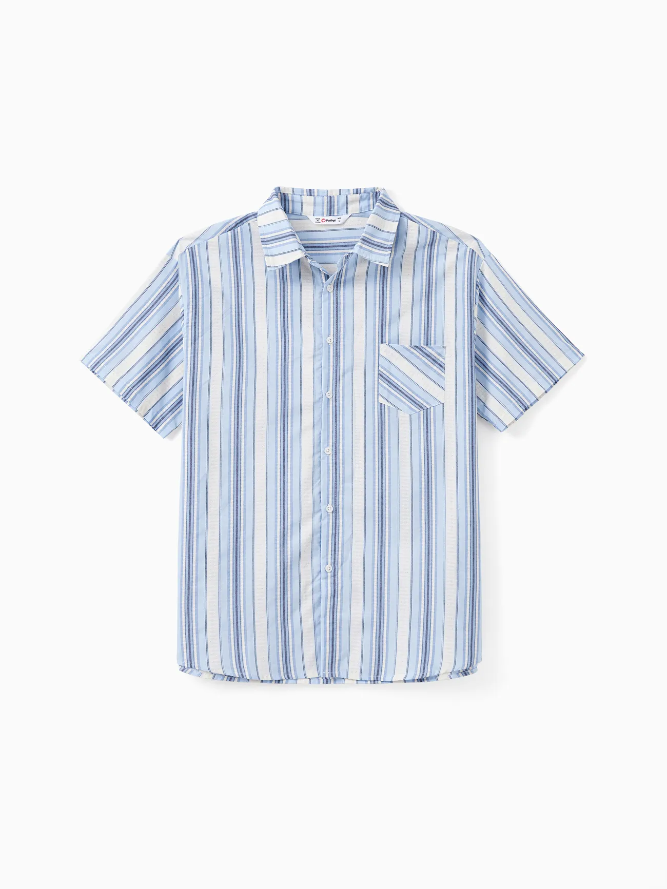 Family Matching Vertical Stripe Shirt and Ruched Bust Shirred Waist Cotton Blue Strap Dress Sets
Family Matching Vertical Stripe Shirt and Ruched Bust Shirred Waist Cotton Blue Strap Dress Sets