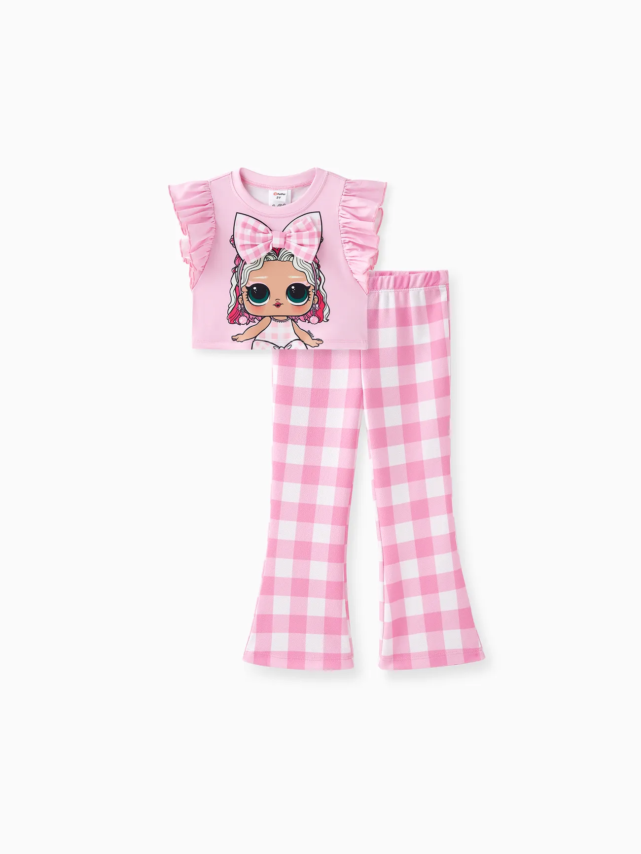 L.O.L. SURPRISE!Toddler Girls Mother's Day 2pcs Character Print Tee and Checker Print Pants Set
L.O.L. SURPRISE!Toddler Girls Mother's Day 2pcs Character Print Tee and Checker Print Pants Set