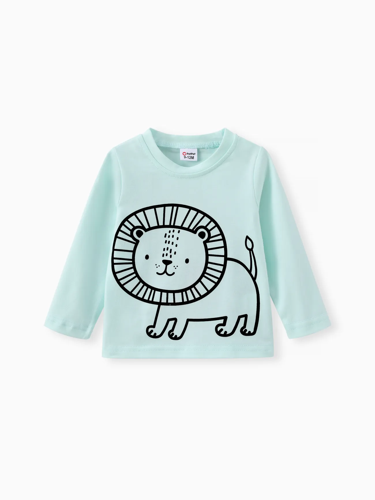 Baby/Toddler Boy/Girl Childlike Animal Pattern Long-sleeved T-shirt 
Baby/Toddler Boy/Girl Childlike Animal Pattern Long-sleeved T-shirt