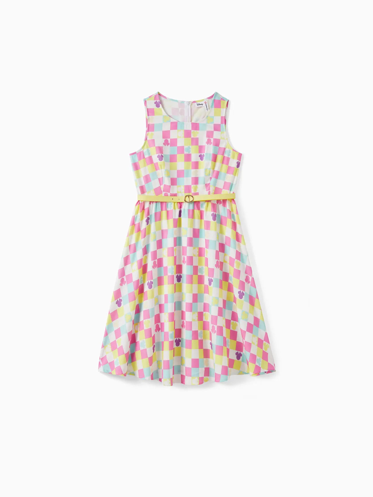 Disney Mickey and Friends Mommy and Me Checkered Minnie Print Sleeveless Dress with Belt
Disney Mickey and Friends Mommy and Me Checkered Minnie Print Sleeveless Dress with Belt