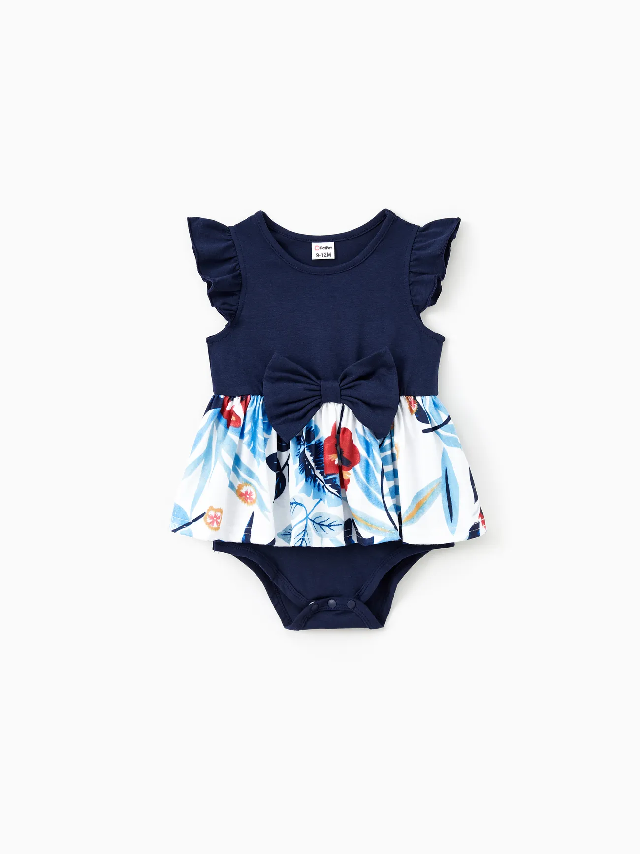 Family Matching Sets Cotton Stripe Short Sleeves Tee or Flutter Sleeves Spliced Floral Pattern Belted Dress
Family Matching Sets Cotton Stripe Short Sleeves Tee or Flutter Sleeves Spliced Floral Pattern Belted Dress