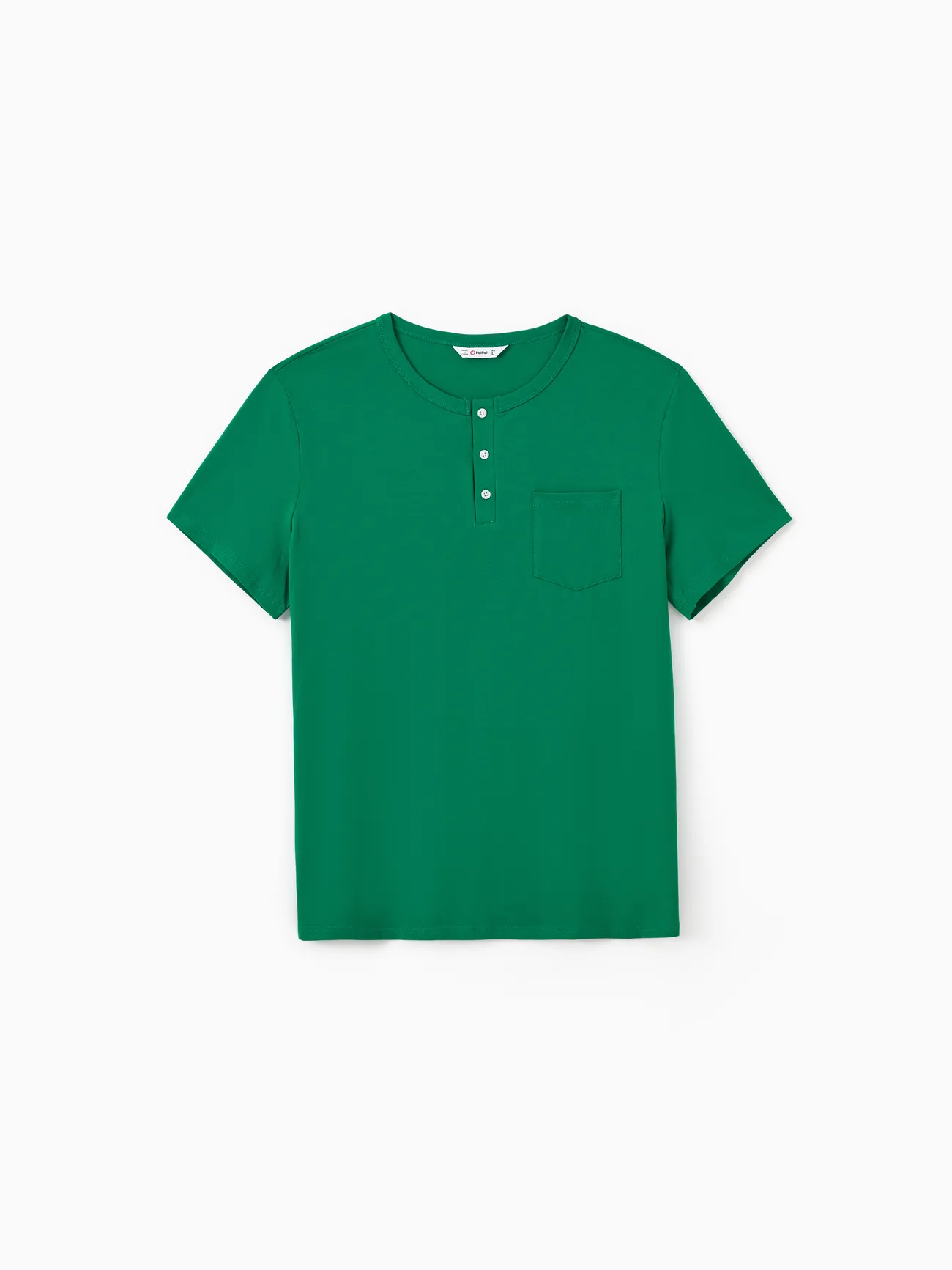 Family Matching Sets Green Solid Color Tee or Floral Pattern Wrap Bottom Strap Dress with Hidden Snap Button
Family Matching Sets Green Solid Color Tee or Floral Pattern Wrap Bottom Strap Dress with Hidden Snap Button