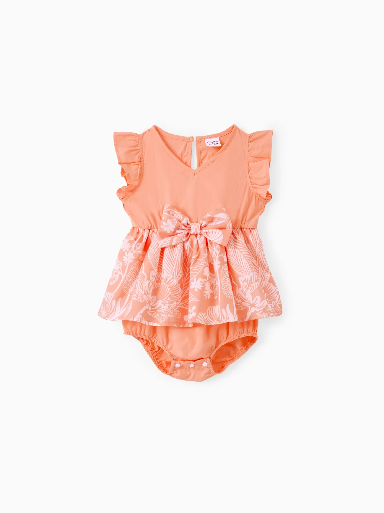 Family Matching Sets Solid Color Orange Shirt or Tropical Plants Floral Faux Button Ruffle Hem Dress
Family Matching Sets Solid Color Orange Shirt or Tropical Plants Floral Faux Button Ruffle Hem Dress