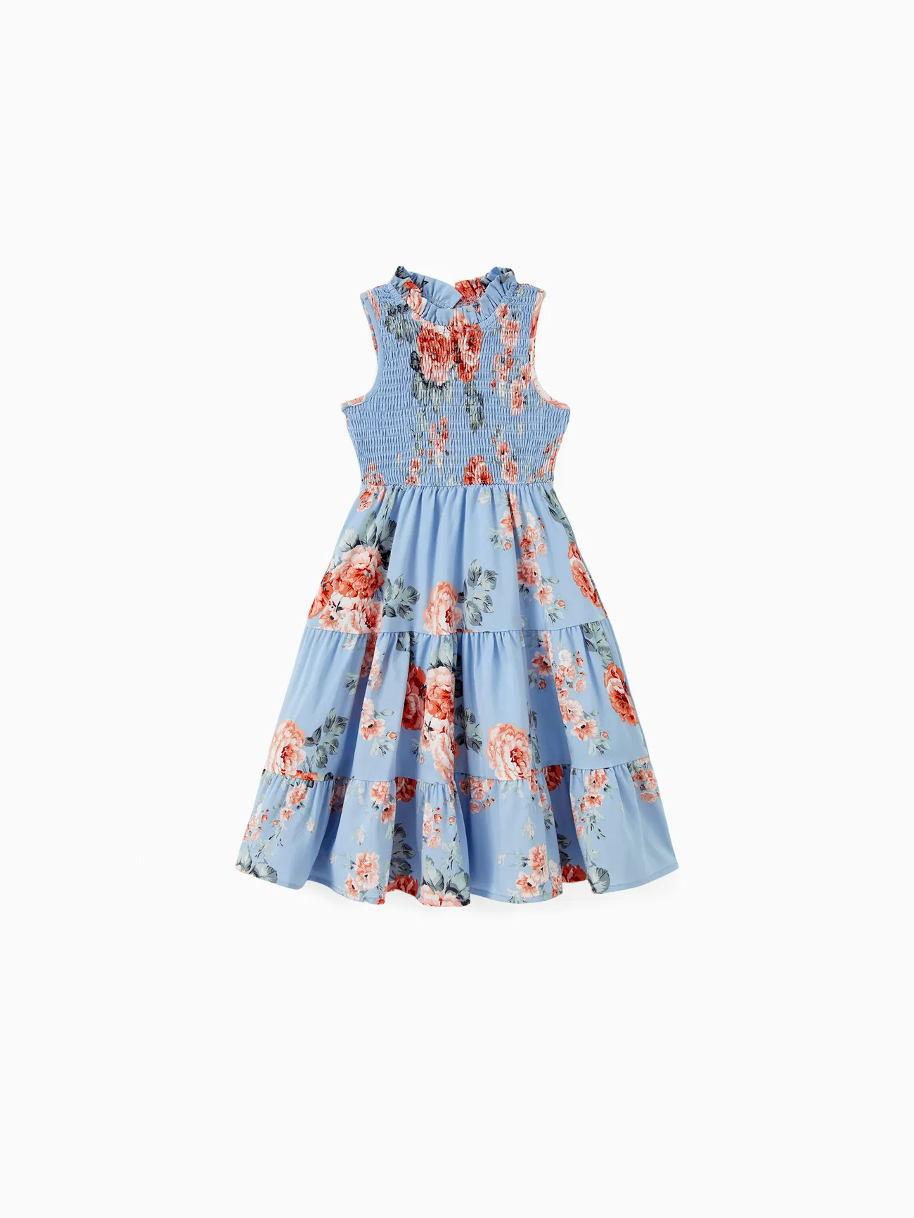 Family Matching Sets Pure Blue Polo Shirt or Flower Floral Shirred Top A-Line Sleeveless Dress
Family Matching Sets Pure Blue Polo Shirt or Flower Floral Shirred Top A-Line Sleeveless Dress
