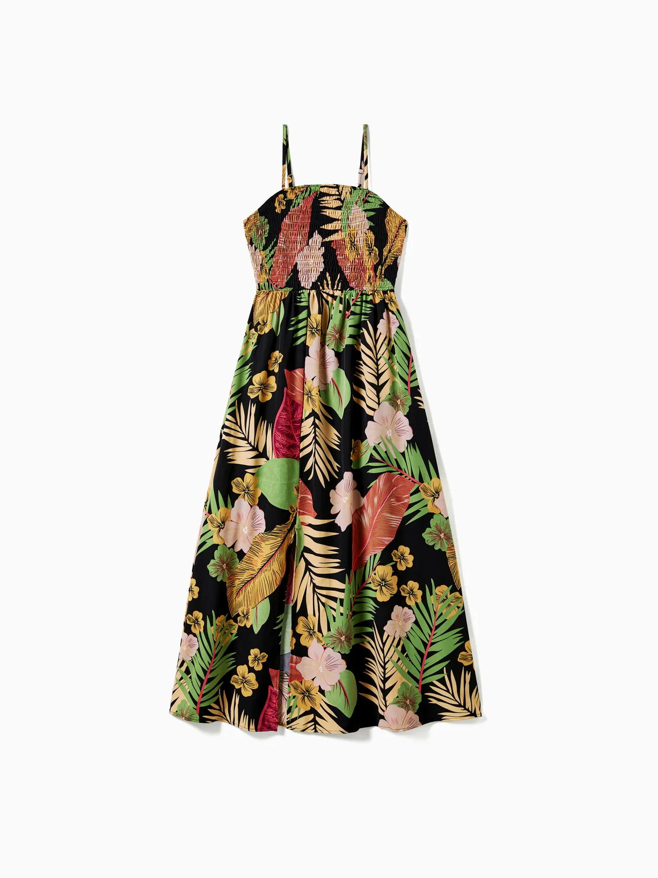 Family Matching Floral Beach Shirt and Split Hem Shirred Strap Dress Sets
Family Matching Floral Beach Shirt and Split Hem Shirred Strap Dress Sets