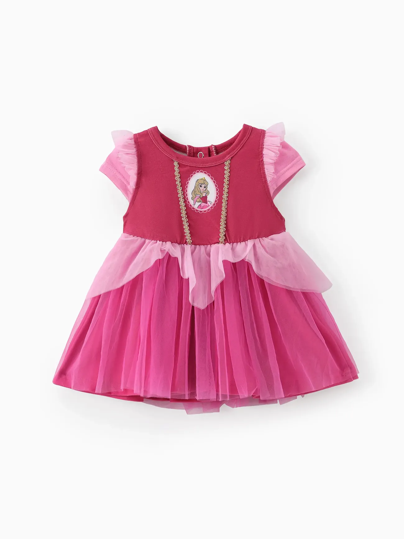 Disney Princess Baby/Toddler Girls 1pc Naia™ Oval Character Print Design Bubble Sleeves Mesh Dress
Disney Princess Baby/Toddler Girls 1pc Naia™ Oval Character Print Design Bubble Sleeves Mesh Dress