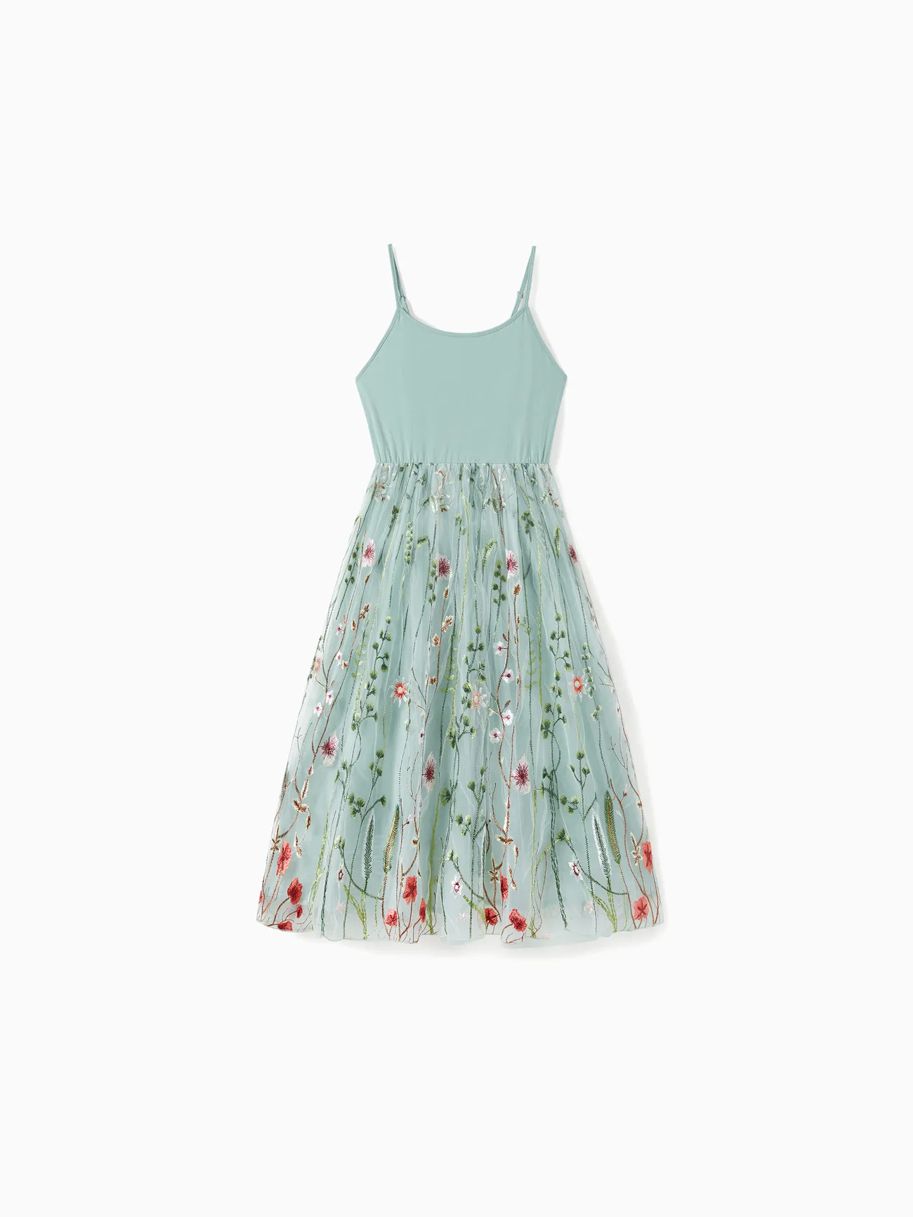 Family Matching Solid Color/ Raglan Sleeves Tee and Cami Embroidered Tulle Strap Dress Sets
Family Matching Solid Color/ Raglan Sleeves Tee and Cami Embroidered Tulle Strap Dress Sets