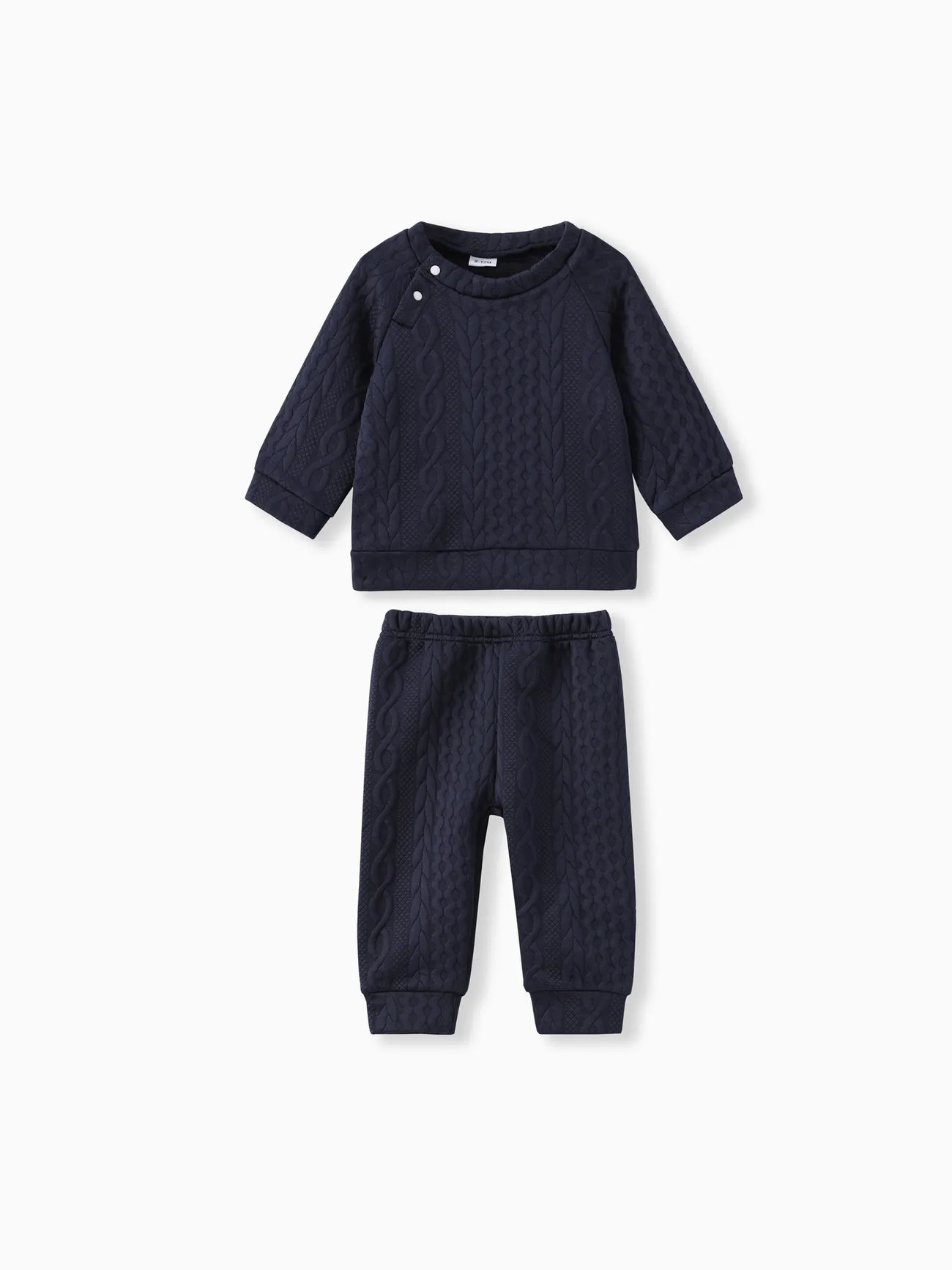 Baby Boy/Girl Clothes 2pcs Solid Knitted Sweatshirt and Pants Set
Baby Boy/Girl Clothes 2pcs Solid Knitted Sweatshirt and Pants Set