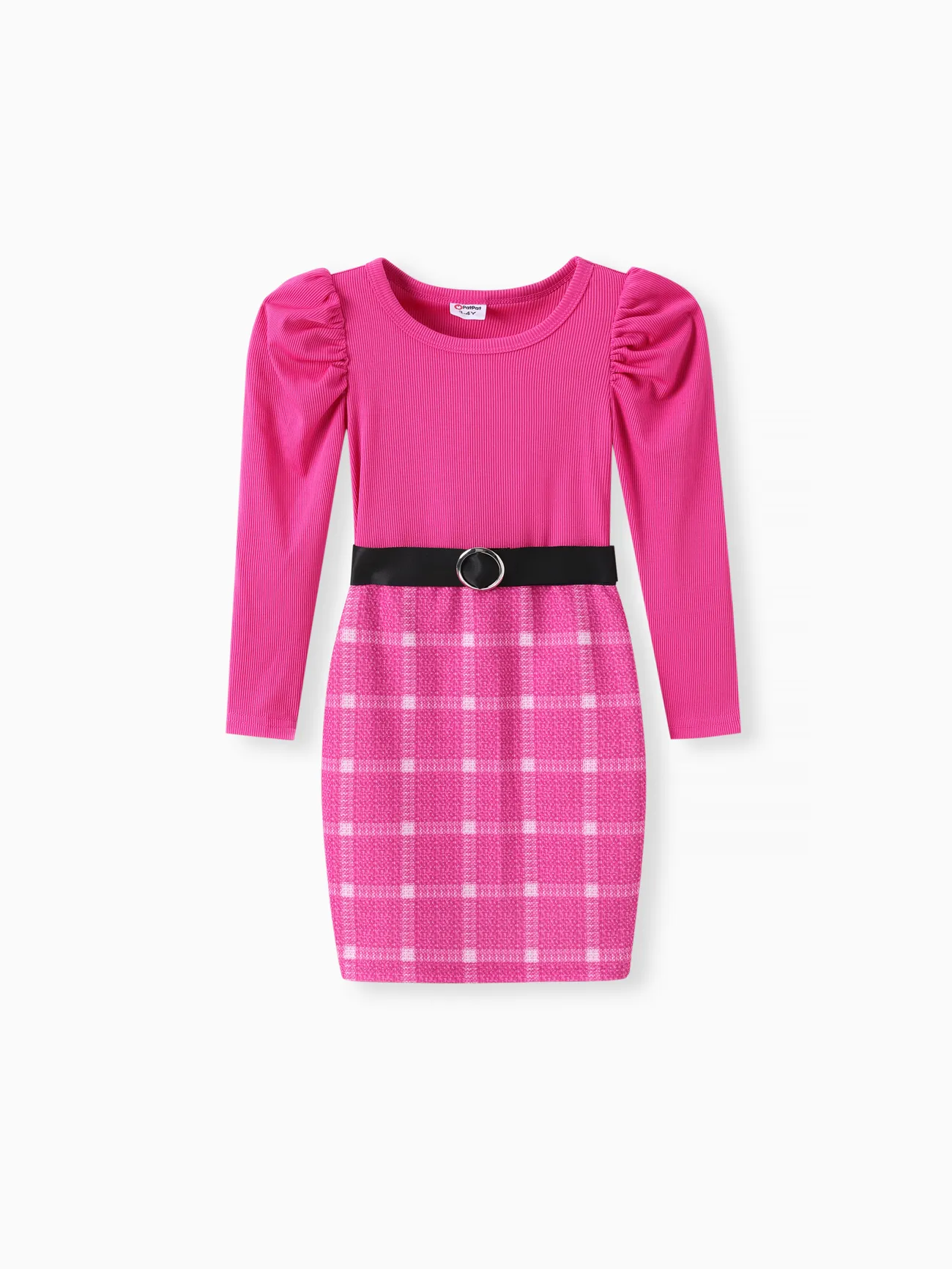 Toddler/Kid Girl Colorblock Puff-sleeve Dress
Toddler/Kid Girl Colorblock Puff-sleeve Dress