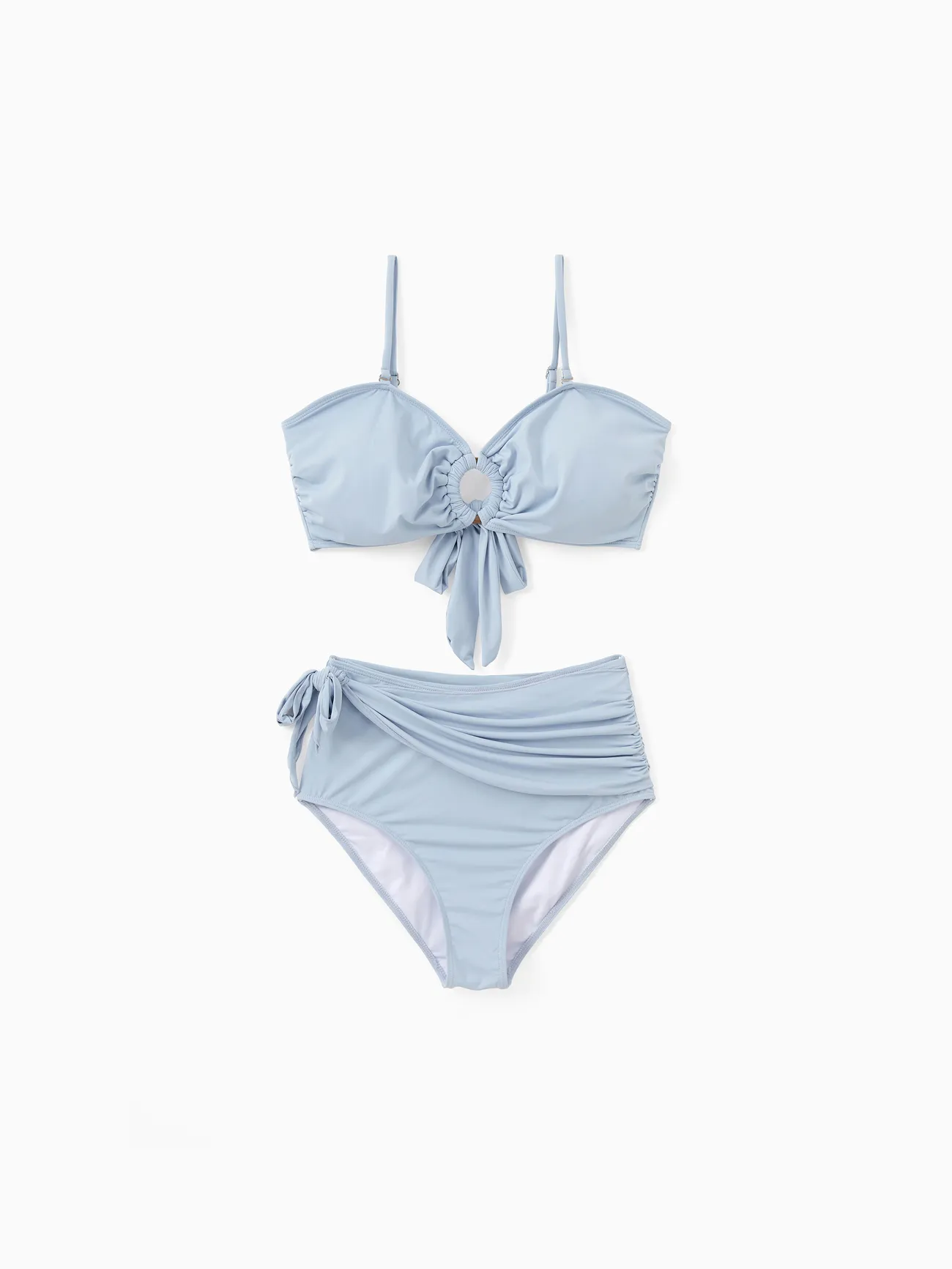 UPF50+ Family Matching Swimsuits Blue Drawstring Swim Trunks or Circle Ring Ruched Knot Side Bikini (Sun Protective)
UPF50+ Family Matching Swimsuits Blue Drawstring Swim Trunks or Circle Ring Ruched Knot Side Bikini (Sun Protective)