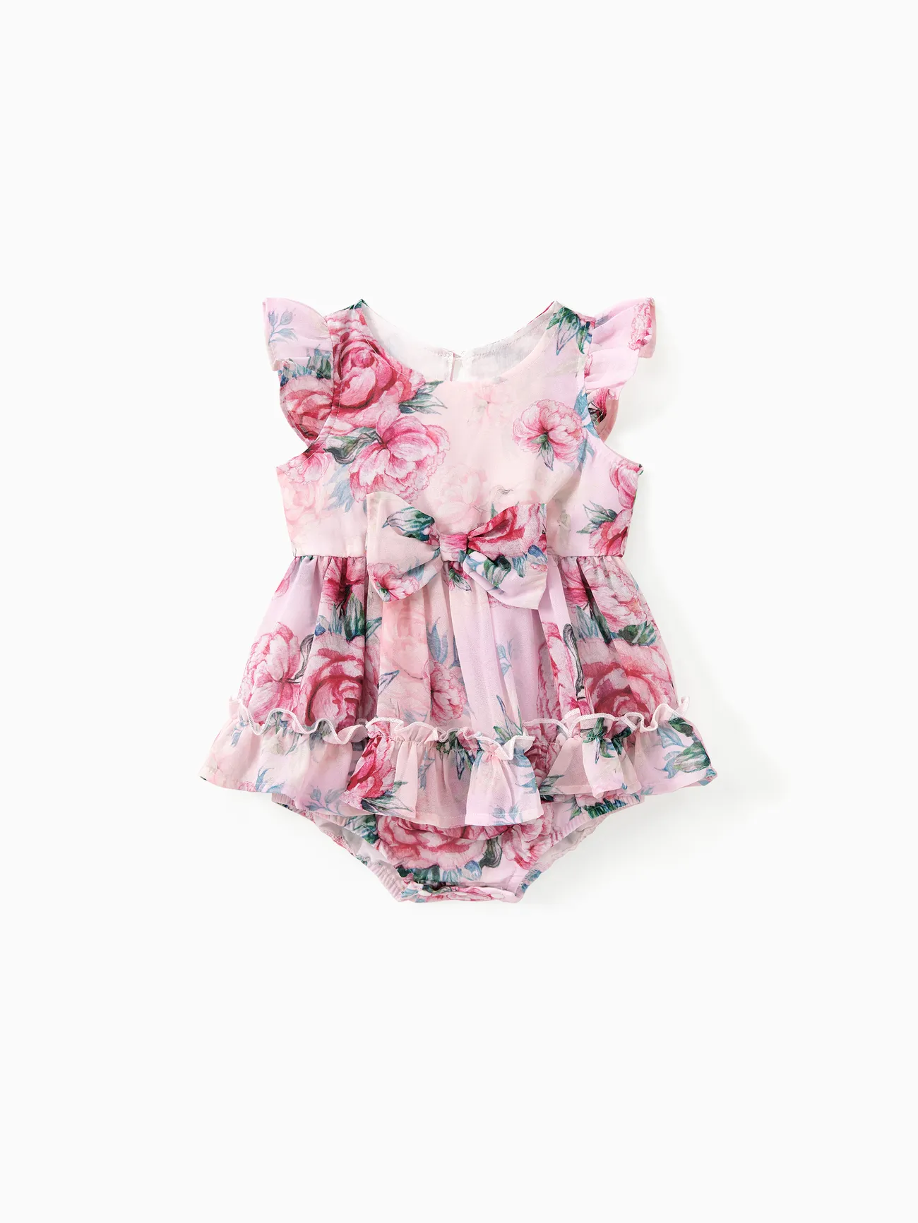 Mommy and Me Pink Rose Floral Square Neck Ruffle Trim Sleeveless Dress
Mommy and Me Pink Rose Floral Square Neck Ruffle Trim Sleeveless Dress
