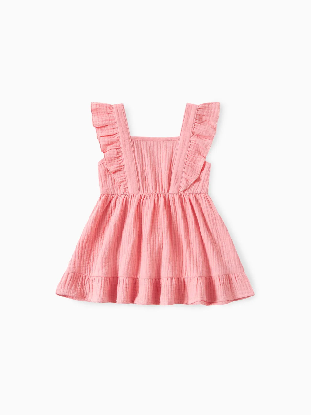 Family Matching Plaid Shirt and Pink Cotton Shirred Back Flutter Strap Dress Sets
Family Matching Plaid Shirt and Pink Cotton Shirred Back Flutter Strap Dress Sets