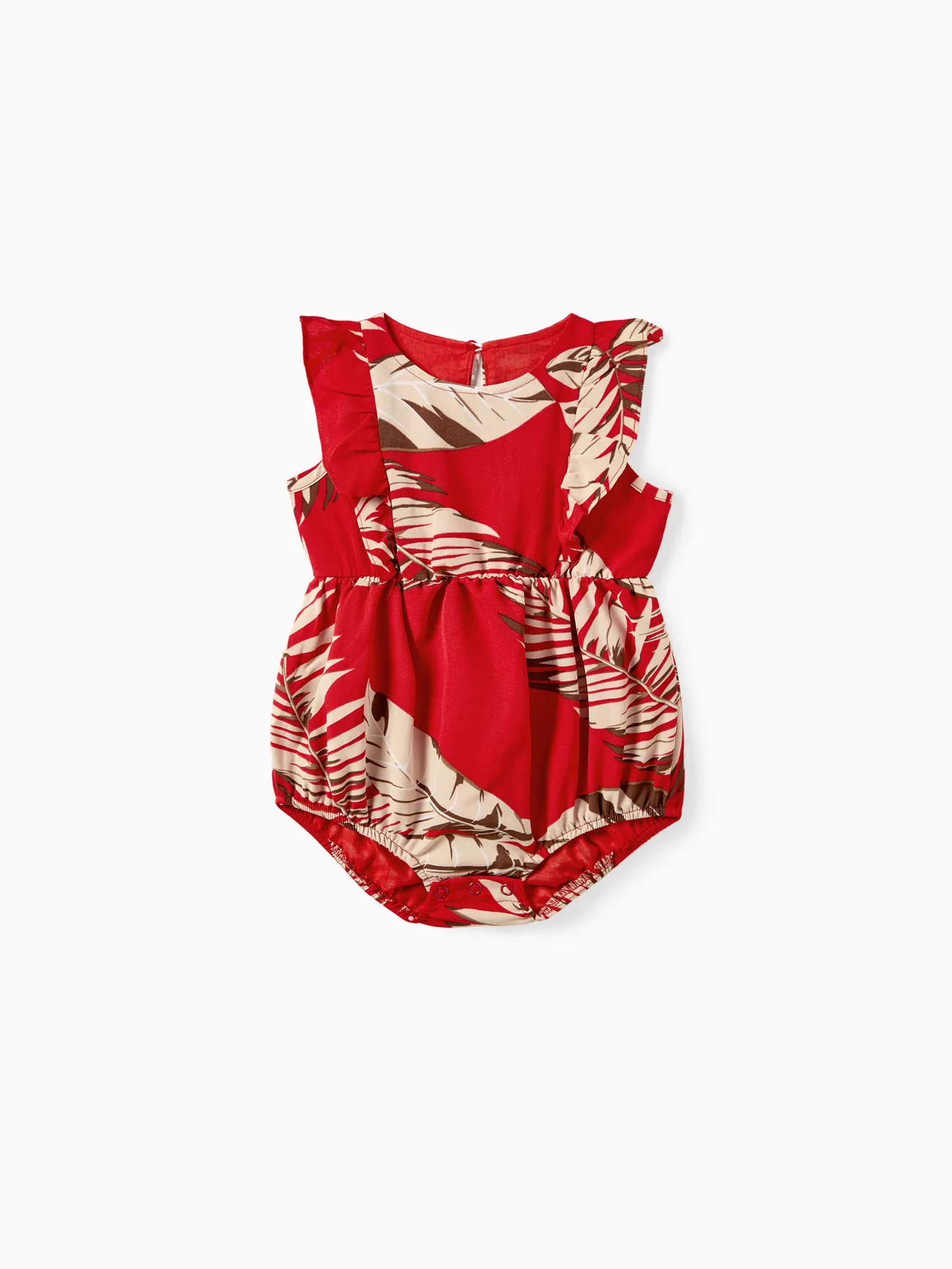Family Matching Floral Panel T-shirt and Concealed Button Leaf Print Strap Dress Sets
Family Matching Floral Panel T-shirt and Concealed Button Leaf Print Strap Dress Sets