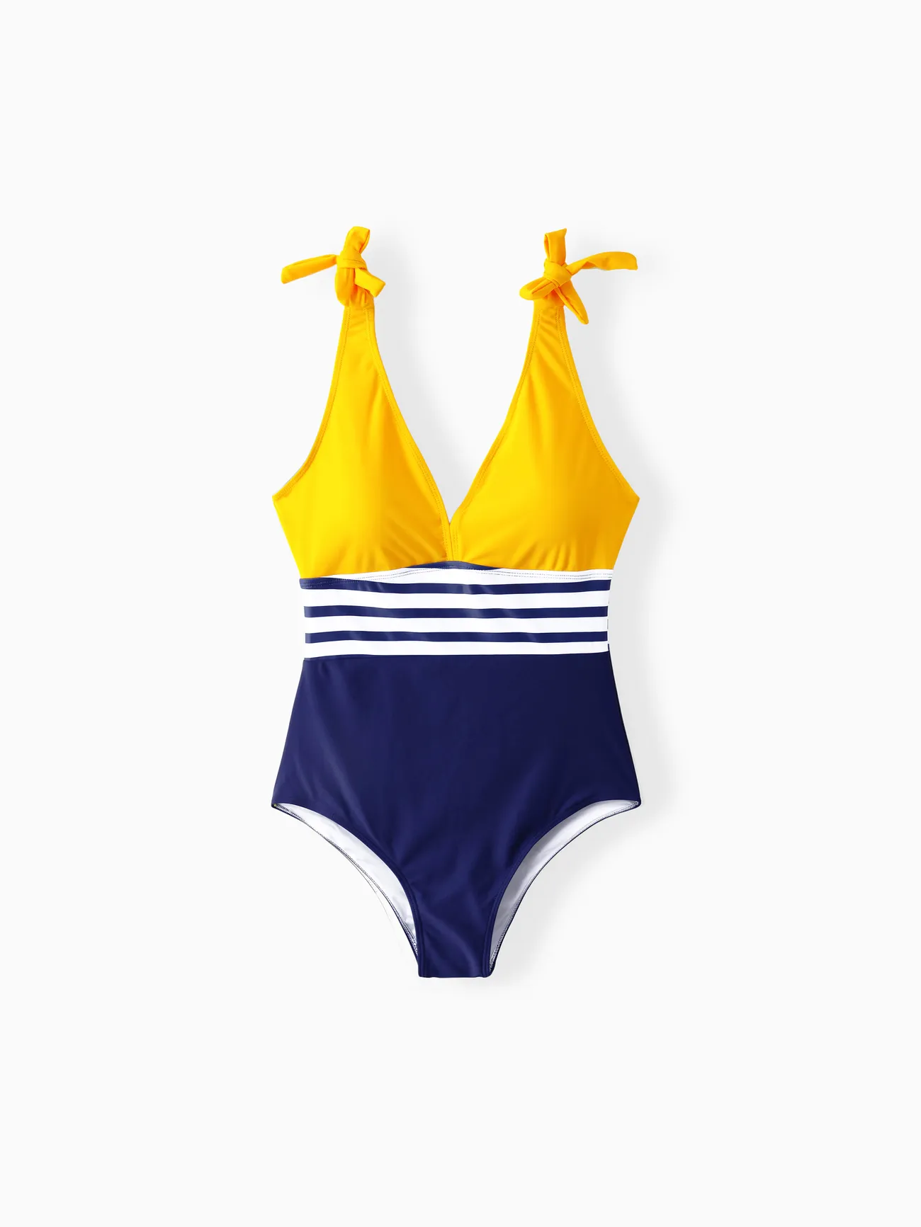 Family Matching Stripe & Colorblock Spliced One Piece Swimsuit or Swim Trunks Shorts
Family Matching Stripe & Colorblock Spliced One Piece Swimsuit or Swim Trunks Shorts