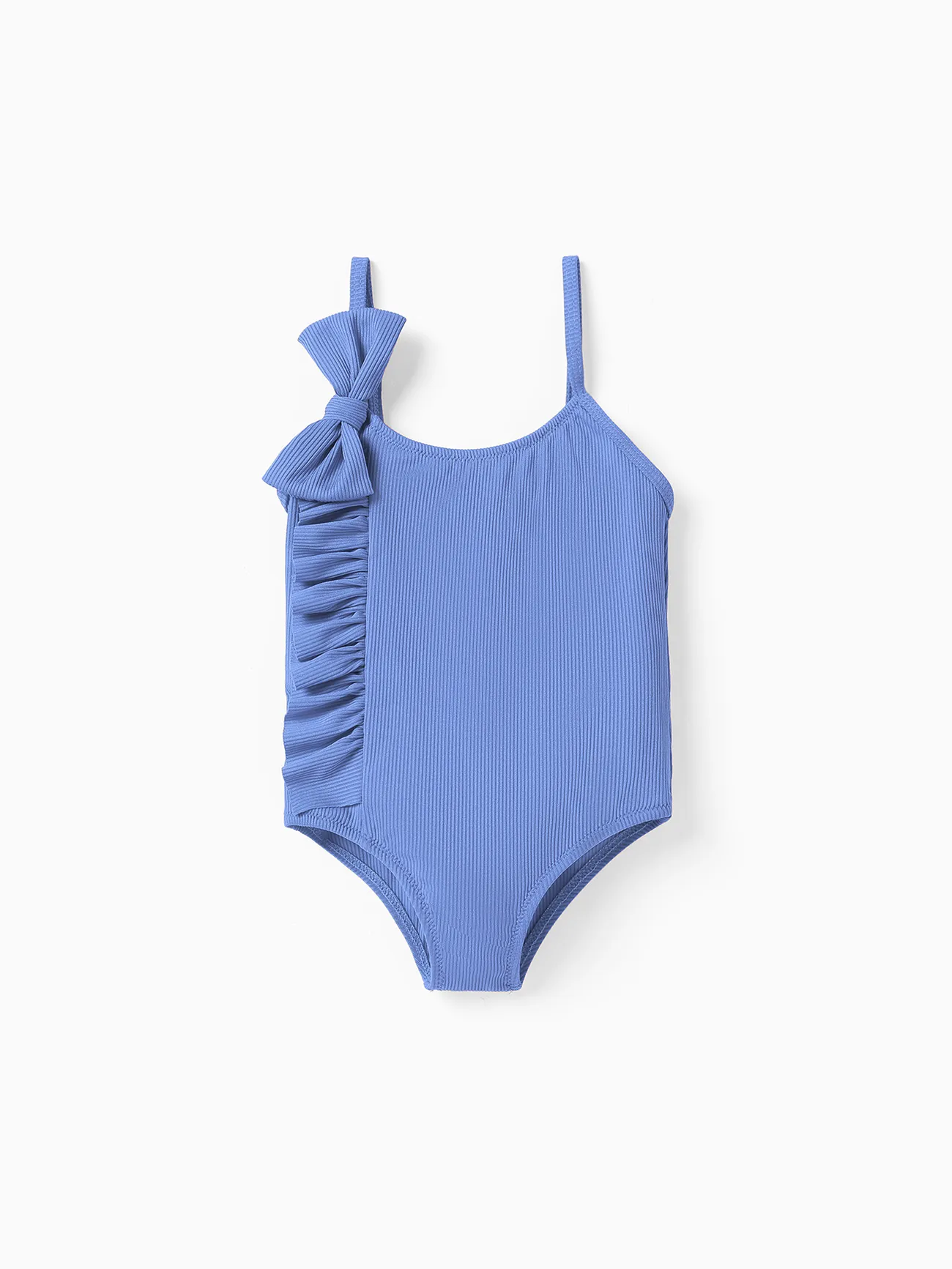 Baby Girl Solid Ruffle Trim Bow Decor One Piece Cami Swimsuit 
Baby Girl Solid Ruffle Trim Bow Decor One Piece Cami Swimsuit
