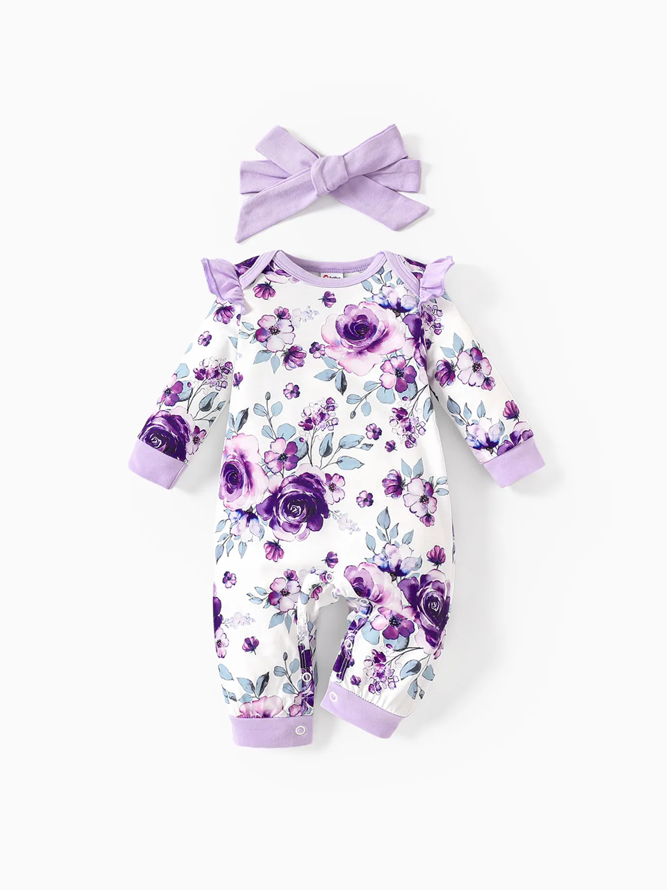 Naia 2pcs Baby Girl Floral Sweet Long Sleeve Jumpsuit Set
Naia 2pcs Baby Girl Floral Sweet Long Sleeve Jumpsuit Set