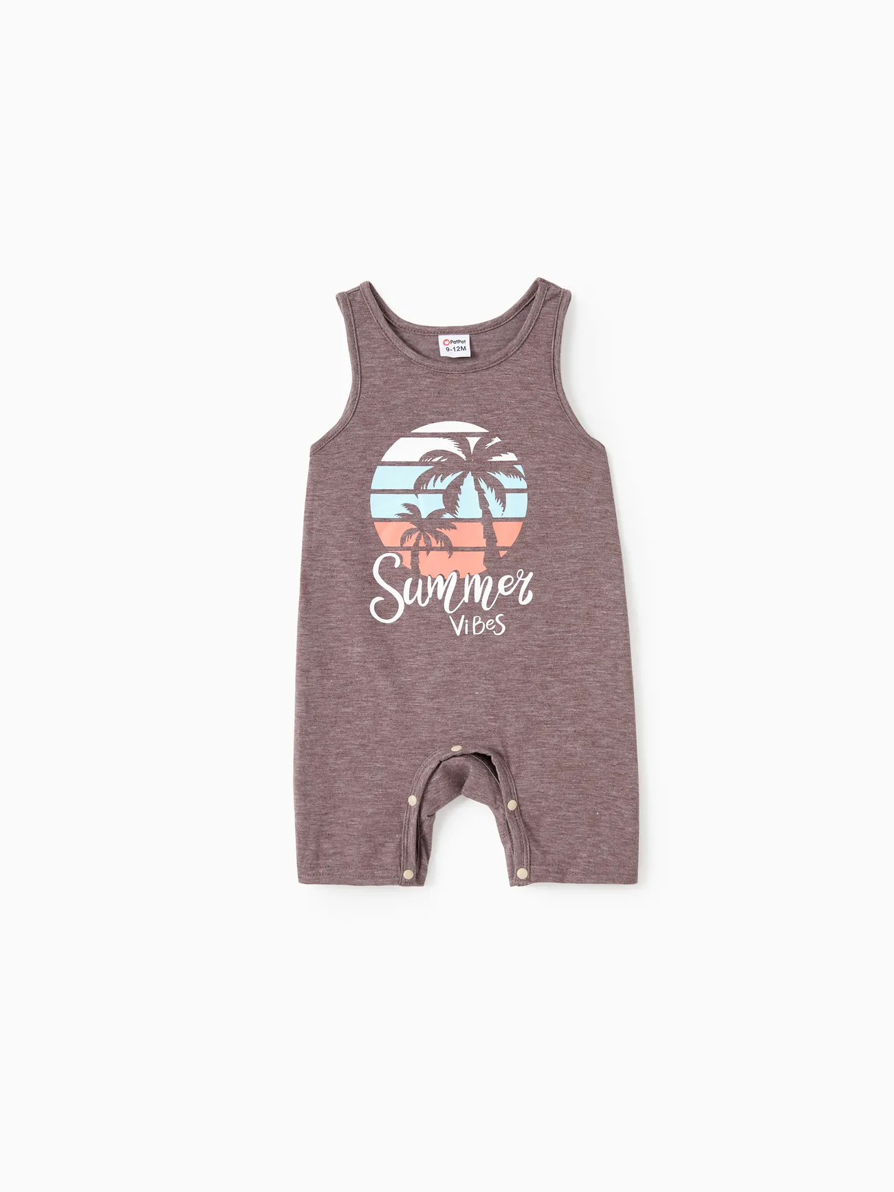 Family Matching Sets Summer Vibes Coconut Tree Pattern Brown Graphic Tee/dress/romper 
Family Matching Sets Summer Vibes Coconut Tree Pattern Brown Graphic Tee/dress/romper
