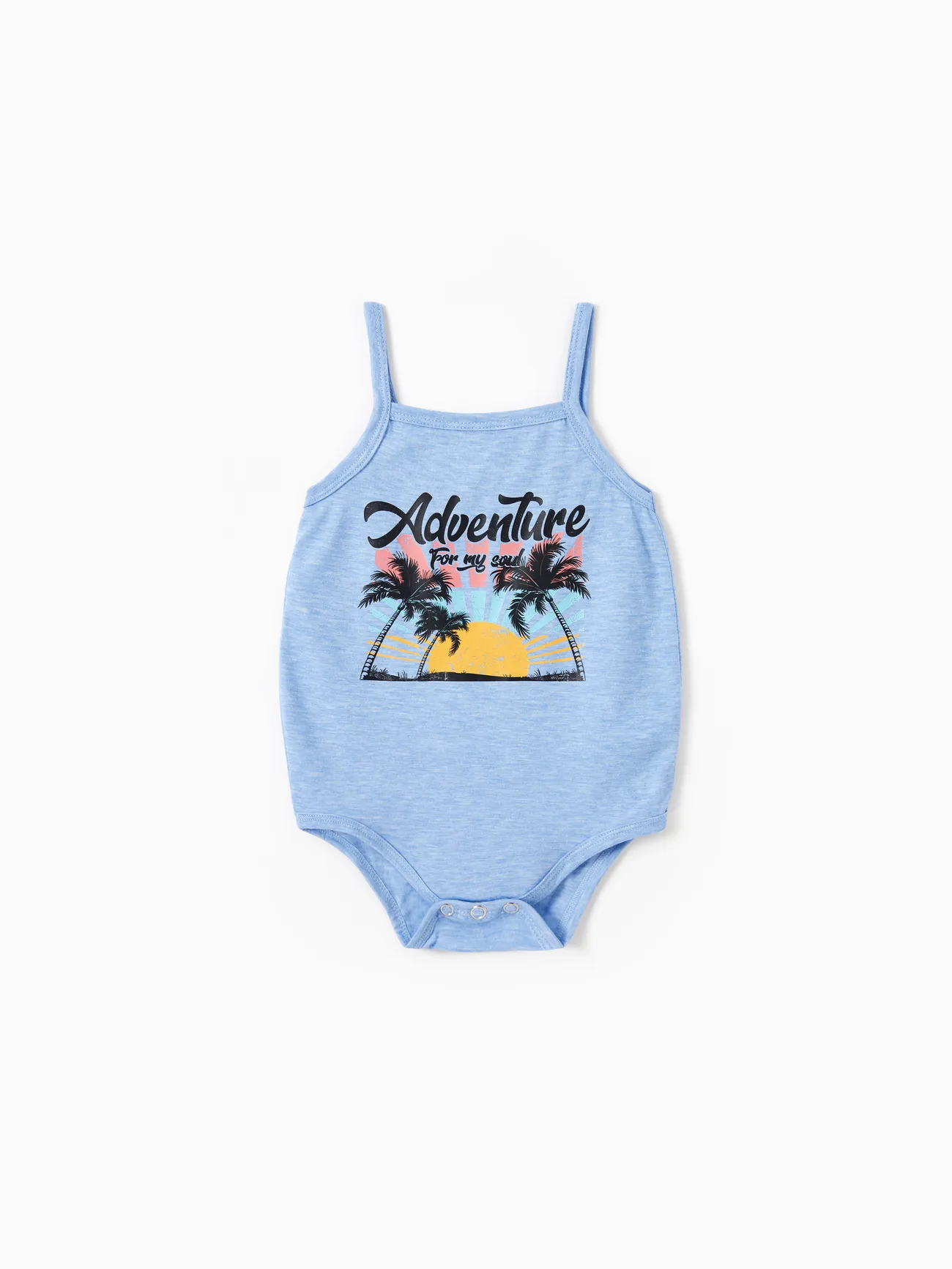 Family Matching Sets Coconut Tree and Sun Pattern Adventure Print Graphic Tee or Twist Knot Side Strap Dress
Family Matching Sets Coconut Tree and Sun Pattern Adventure Print Graphic Tee or Twist Knot Side Strap Dress